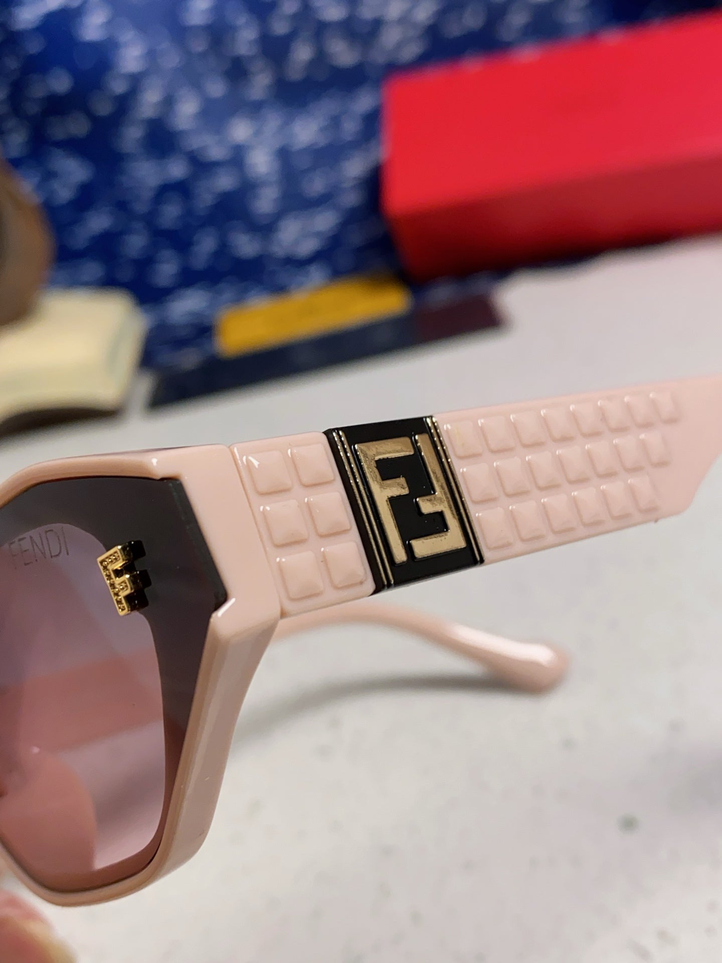 Fendi Fashion Red Lens Sunglasses for Men & Women - 383043 - detail image 7