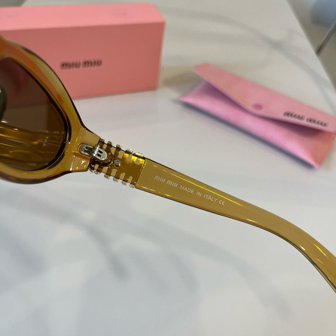 Miu Miu Cat-Eye Brown Lens Sunglasses for Men & Women - 399183 - detail image 6