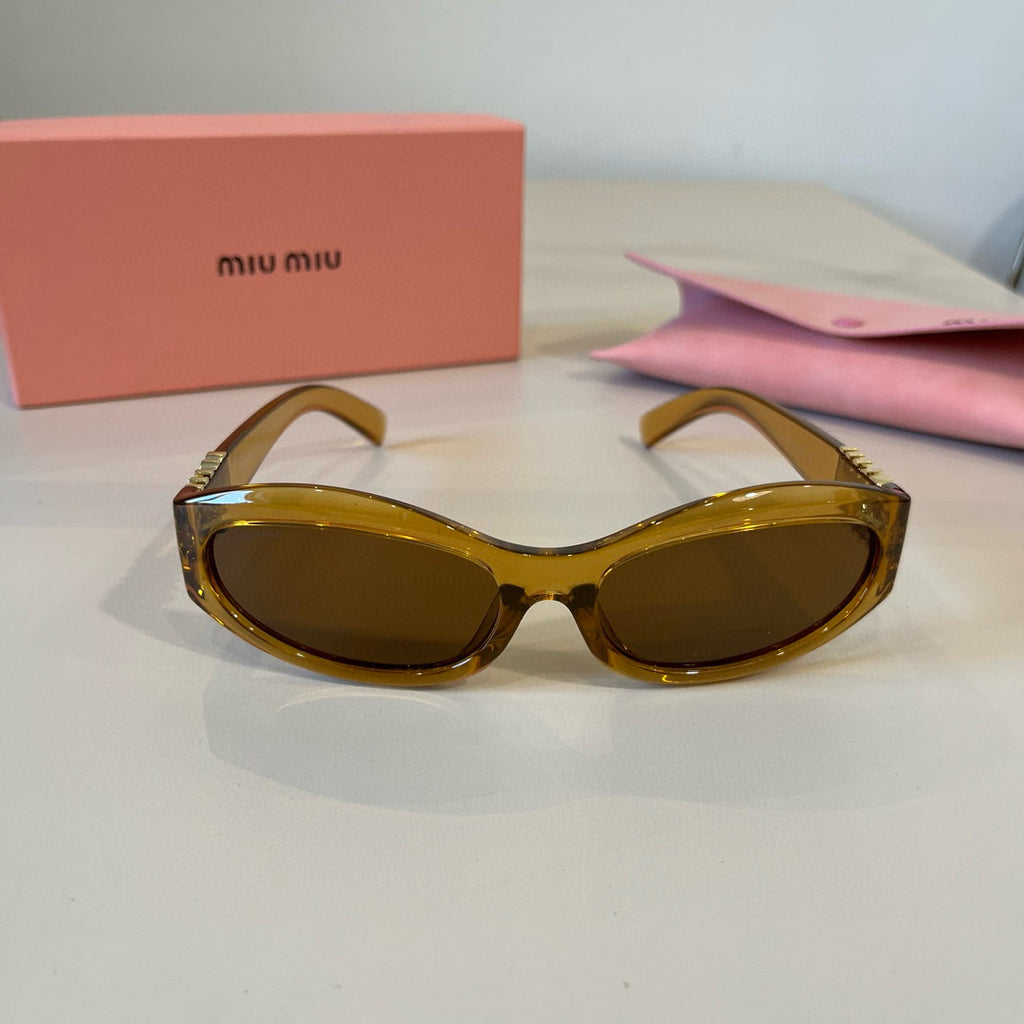 Miu Miu Cat-Eye Brown Lens Sunglasses for Men & Women - 399183 - detail image 2