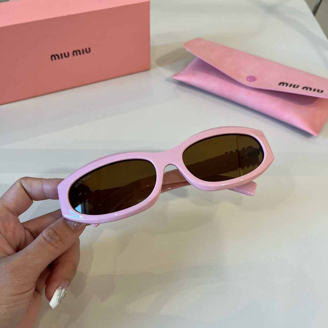 Miu Miu Cat-Eye Brown Lens Sunglasses for Men & Women - 399185 - detail image 4