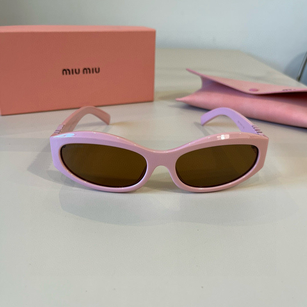 Miu Miu Cat-Eye Brown Lens Sunglasses for Men & Women - 399185 - detail image 2