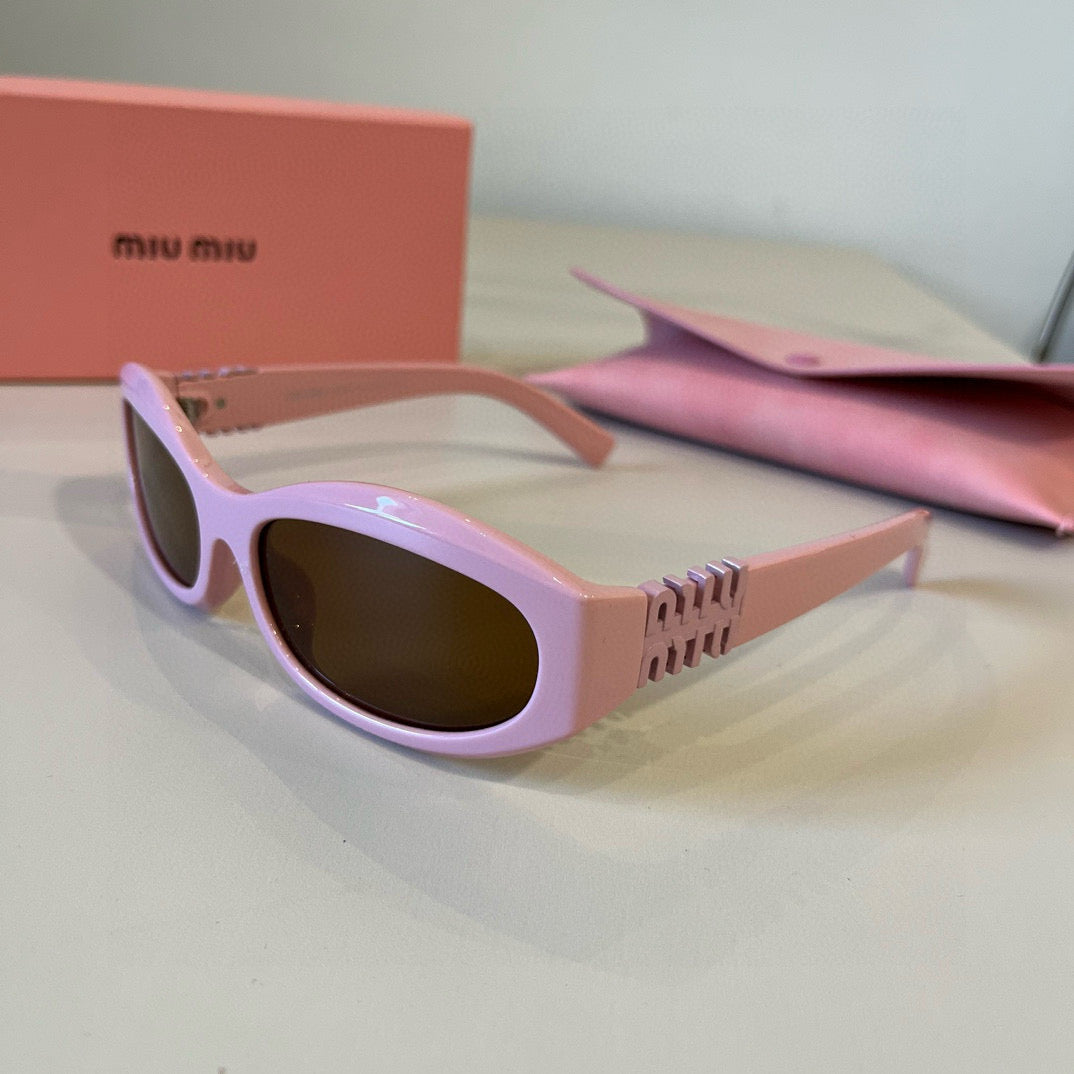 Miu Miu Cat-Eye Brown Lens Sunglasses for Men & Women - 399185 - detail image 3