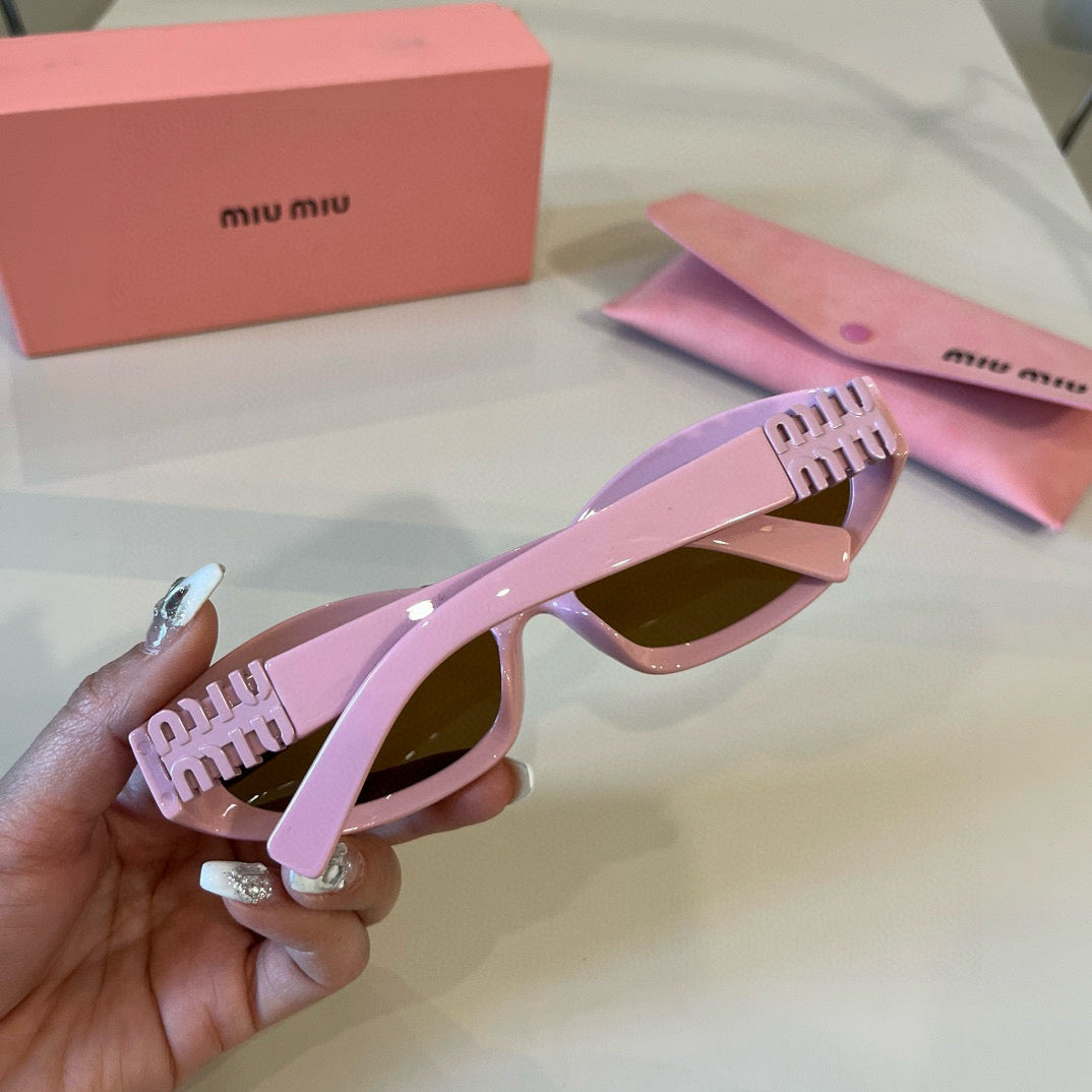 Miu Miu Cat-Eye Brown Lens Sunglasses for Men & Women - 399185 - detail image 7