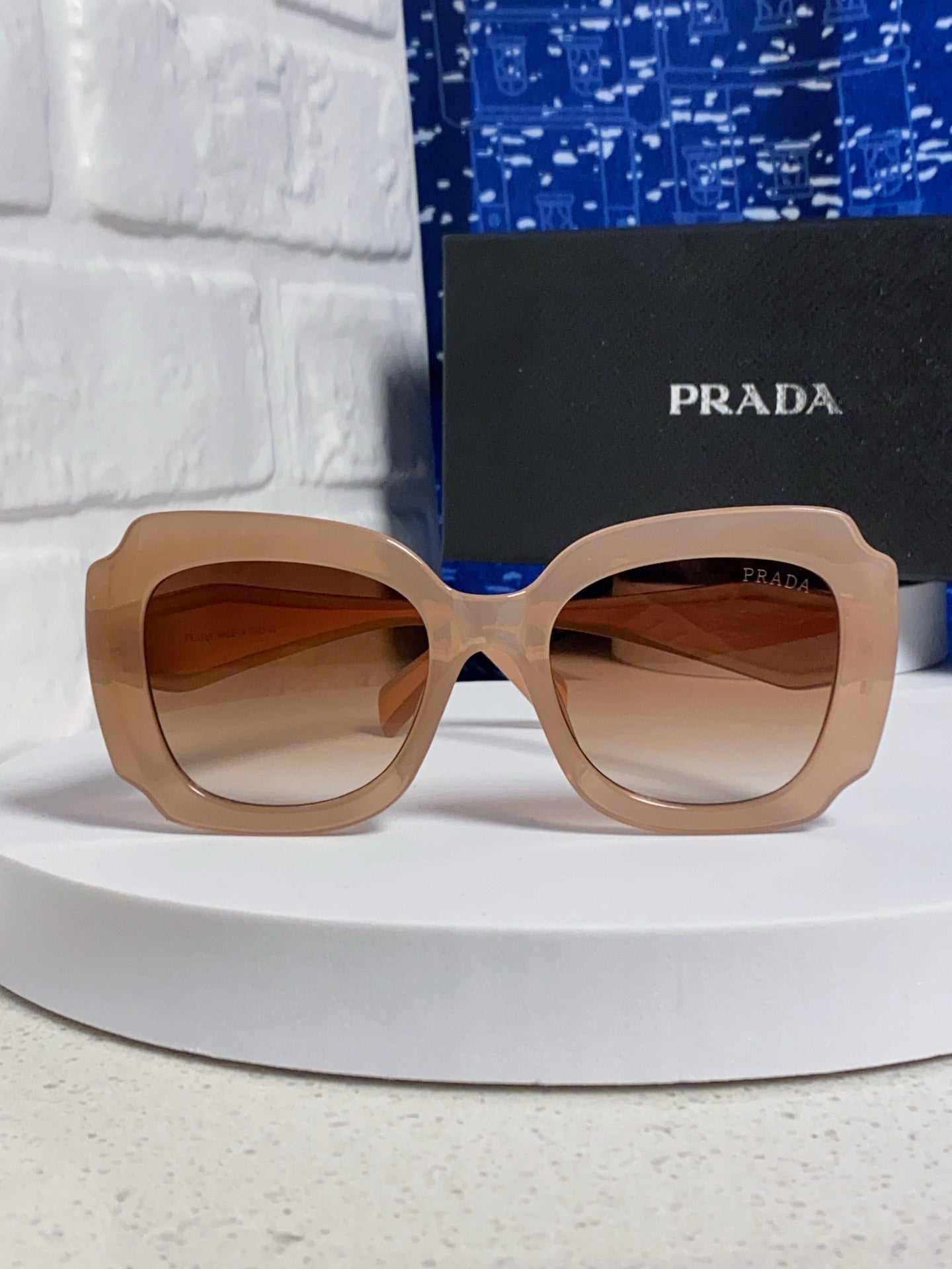 Prada 16YSF Acetate Fashion Gold Lens Sunglasses for Men & Women - 867152 - detail image 2
