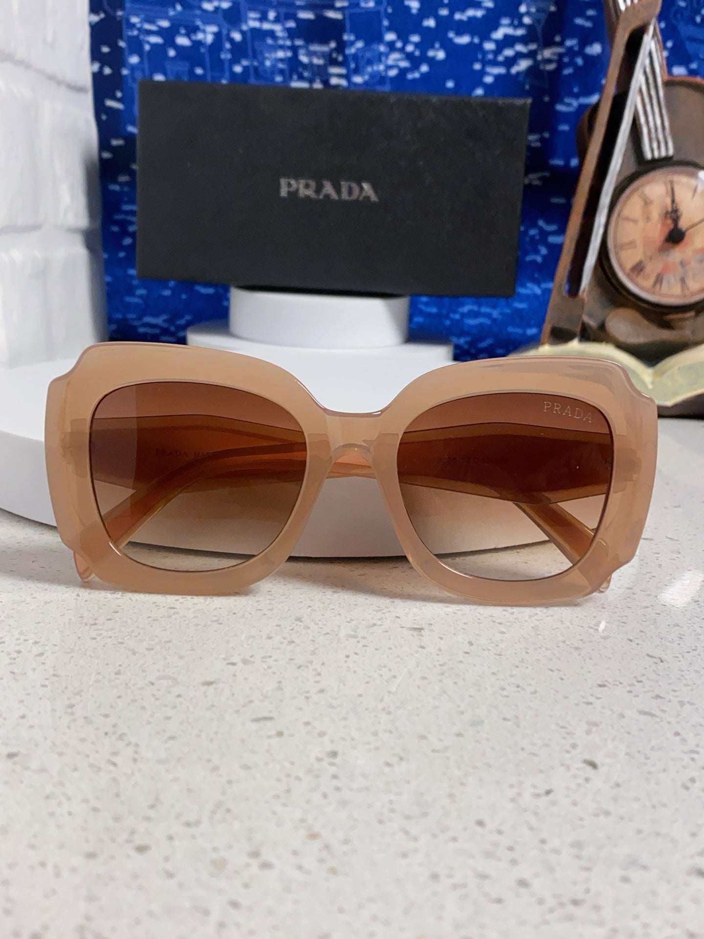 Prada 16YSF Acetate Fashion Gold Lens Sunglasses for Men & Women - 867152 - detail image 9