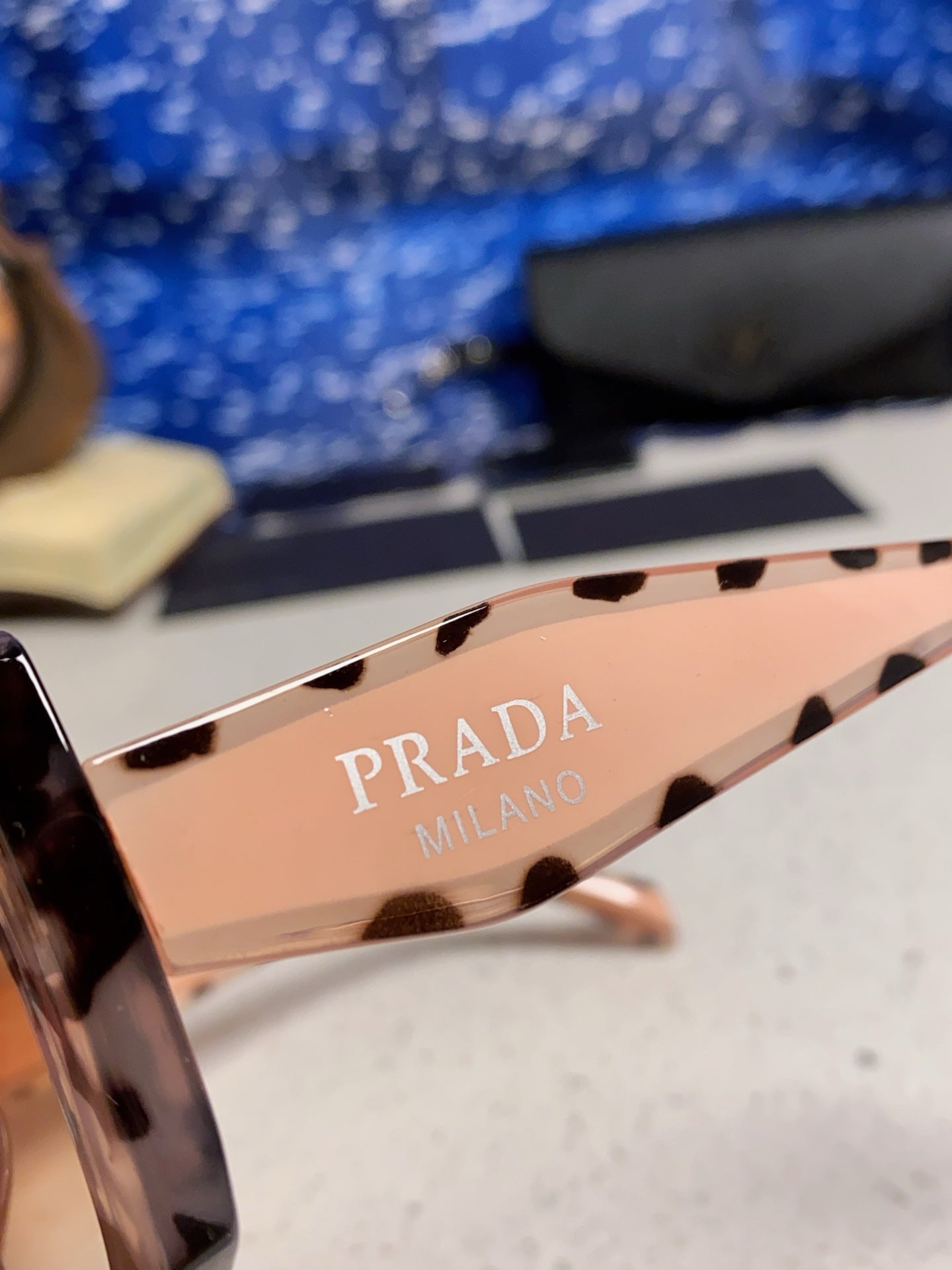 Prada 16YSF Acetate Fashion Gold Lens Sunglasses for Men & Women - 867153 - detail image 7