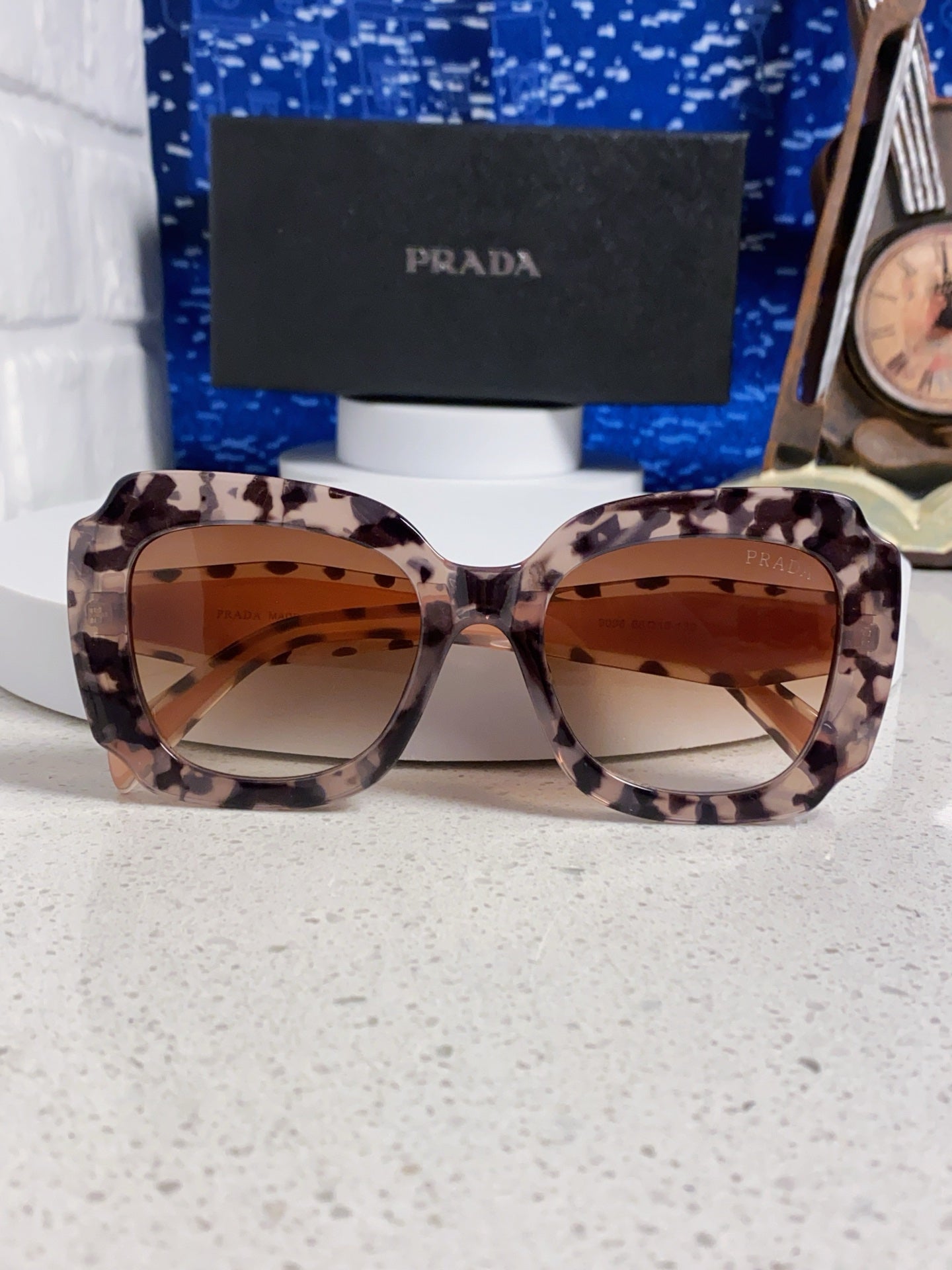 Prada 16YSF Acetate Fashion Gold Lens Sunglasses for Men & Women - 867153 - detail image 9
