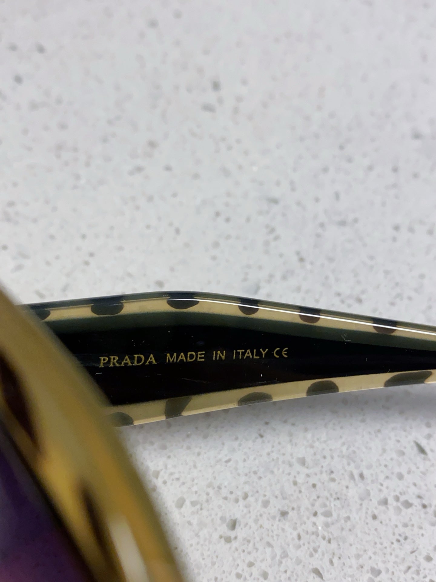 Prada 16YSF Acetate Fashion Blue Lens Sunglasses for Men & Women - 867154 - detail image 8