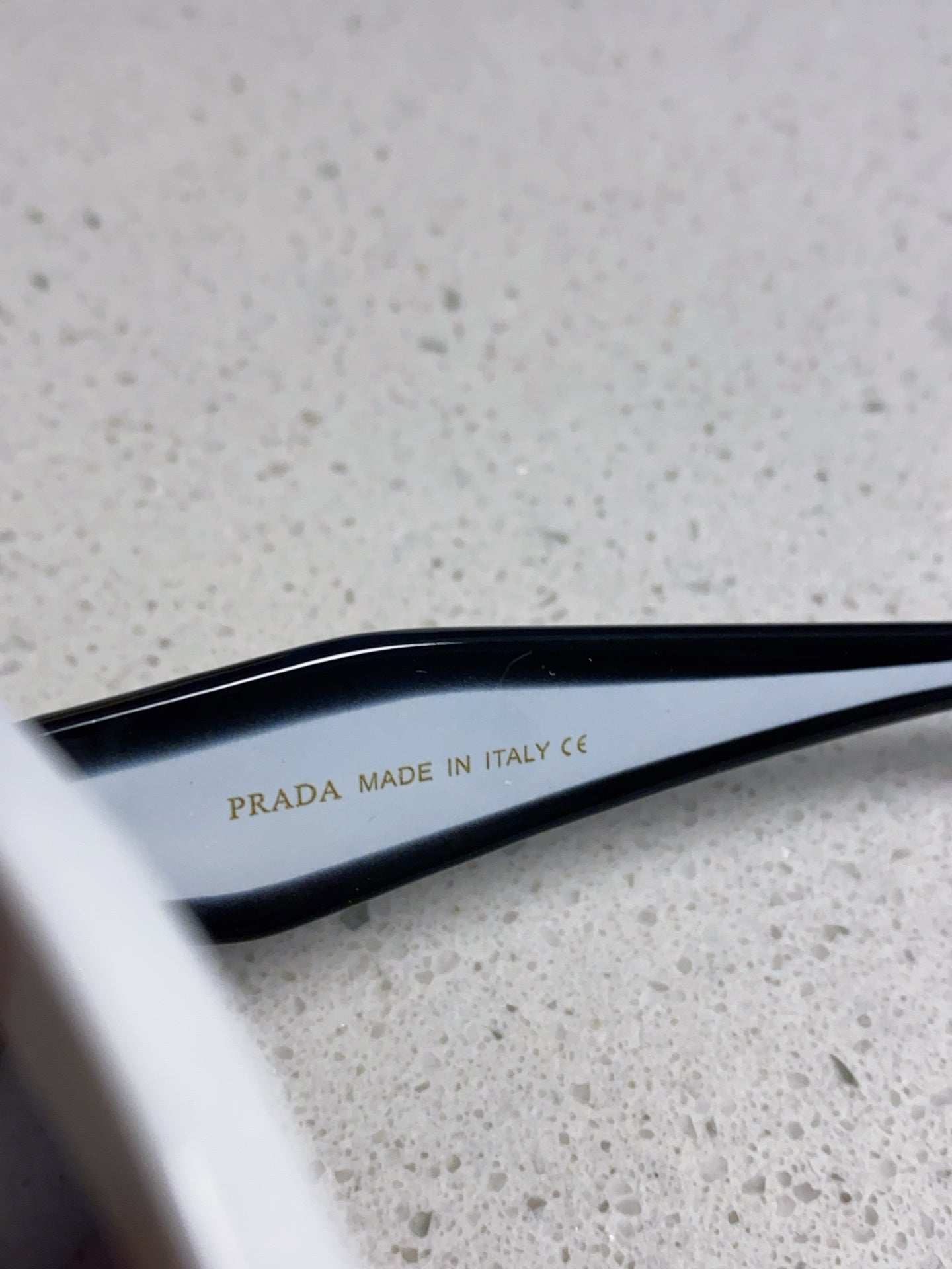 Prada 16YSF Acetate Fashion Blue Lens Sunglasses for Men & Women - 867155 - detail image 8