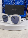 Prada 16YSF Acetate Fashion Blue Lens Sunglasses for Men & Women - 867155