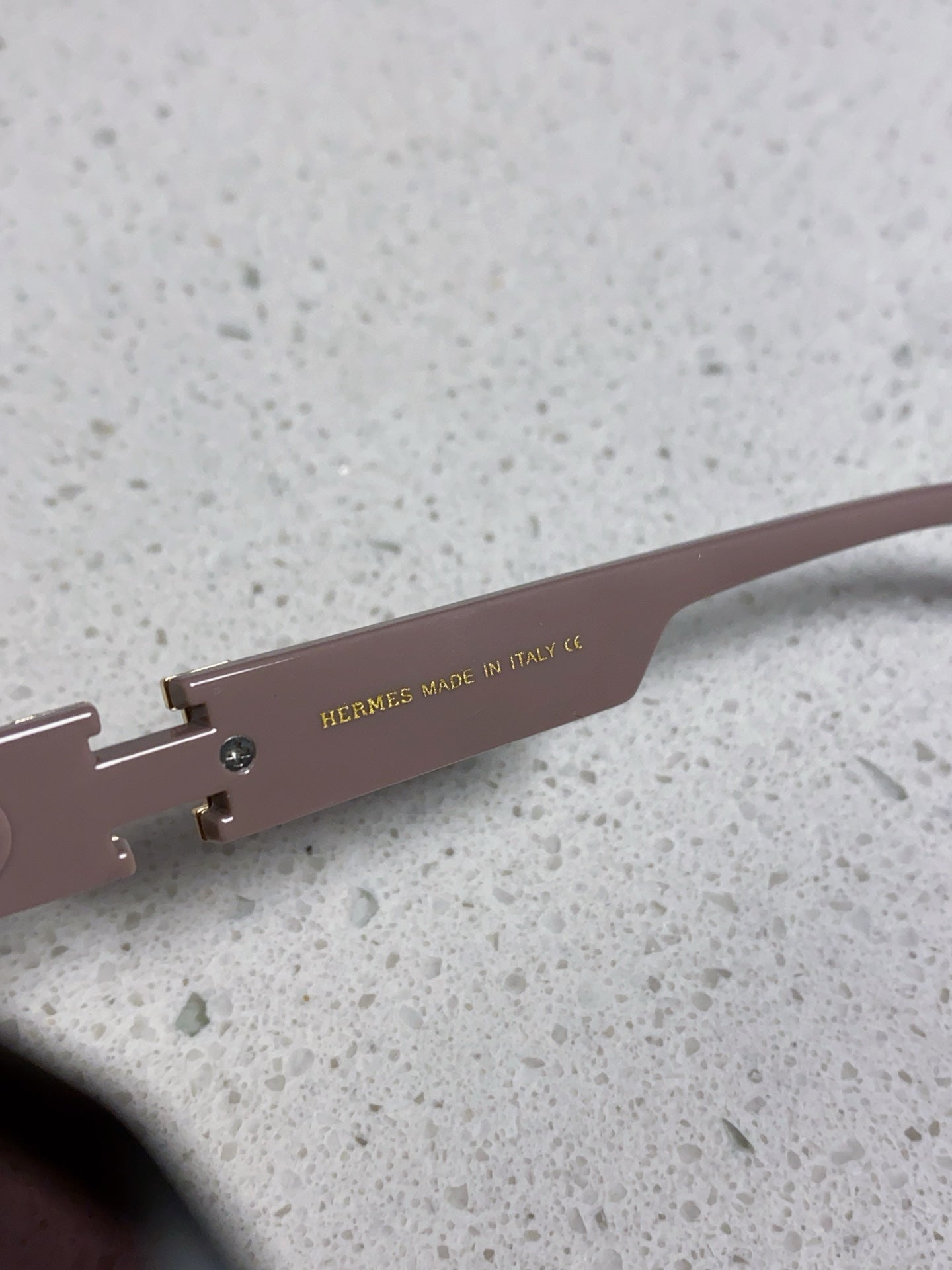 Hermès Lightweight Rimless Gold Lens Sunglasses for Women - 466411 - detail image 8
