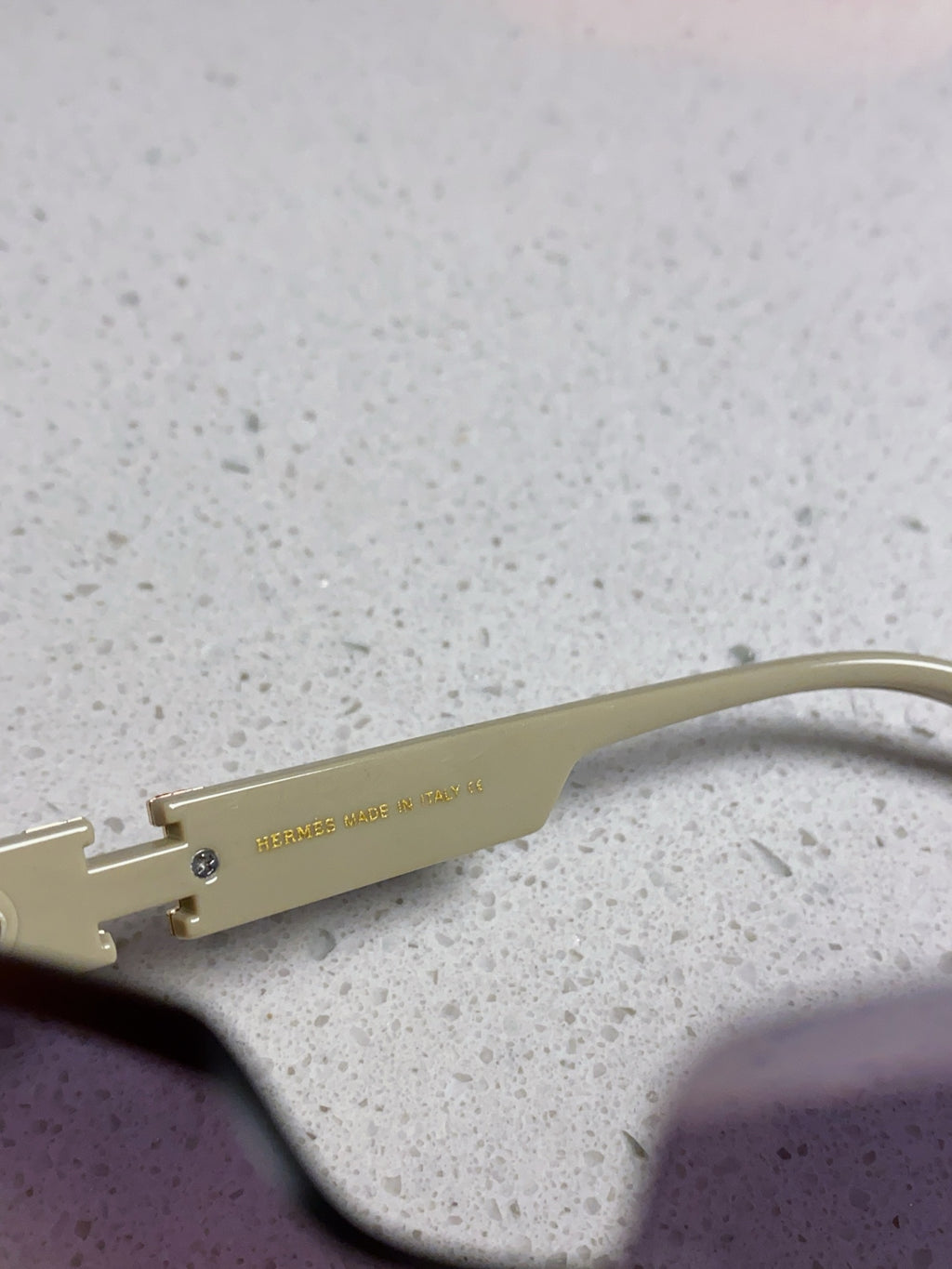 Hermès Lightweight Rimless Silver Lens Sunglasses for Women - detail image 7