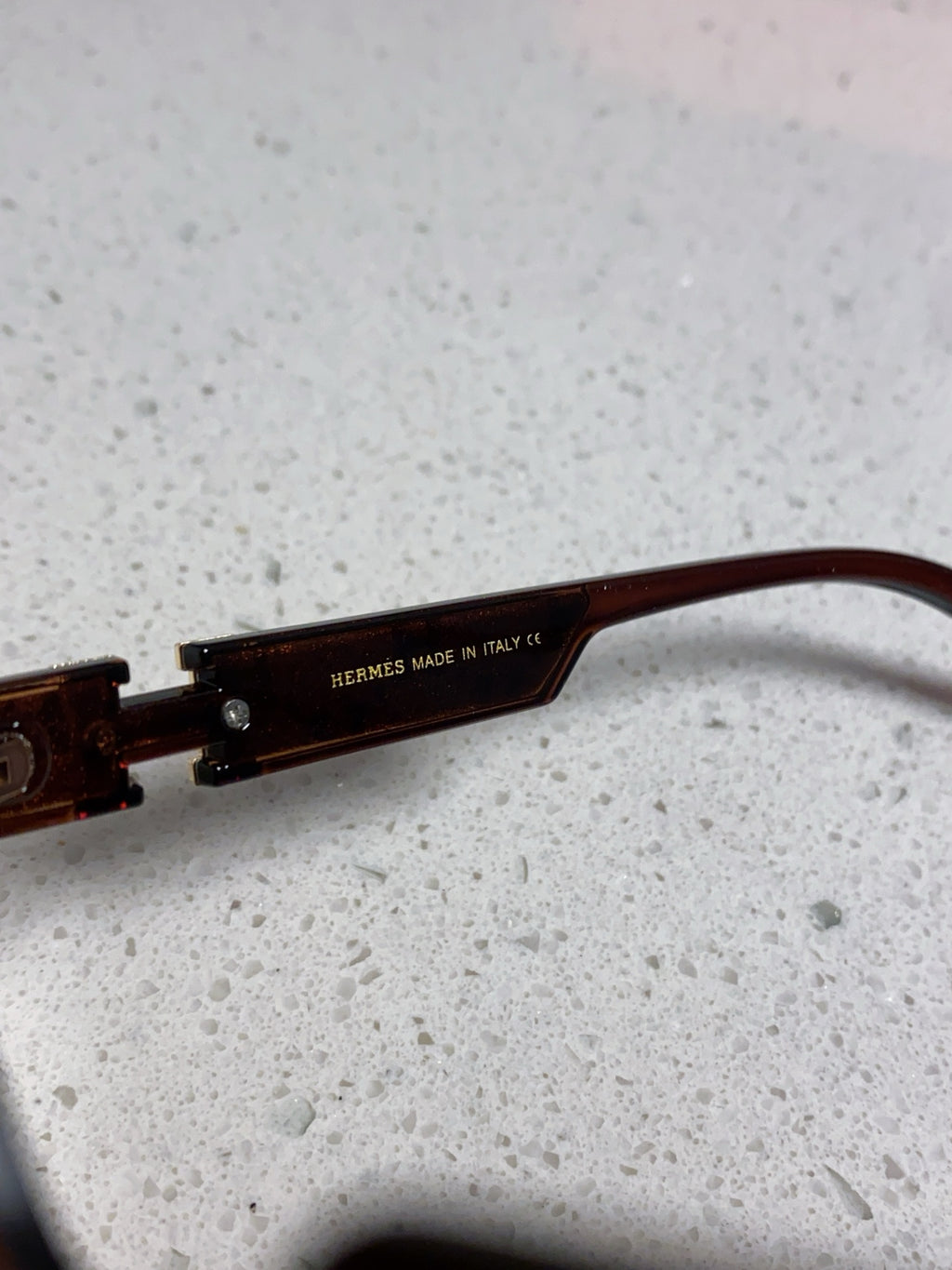 Hermès Lightweight Rimless Red Lens Sunglasses for Women - detail image 8
