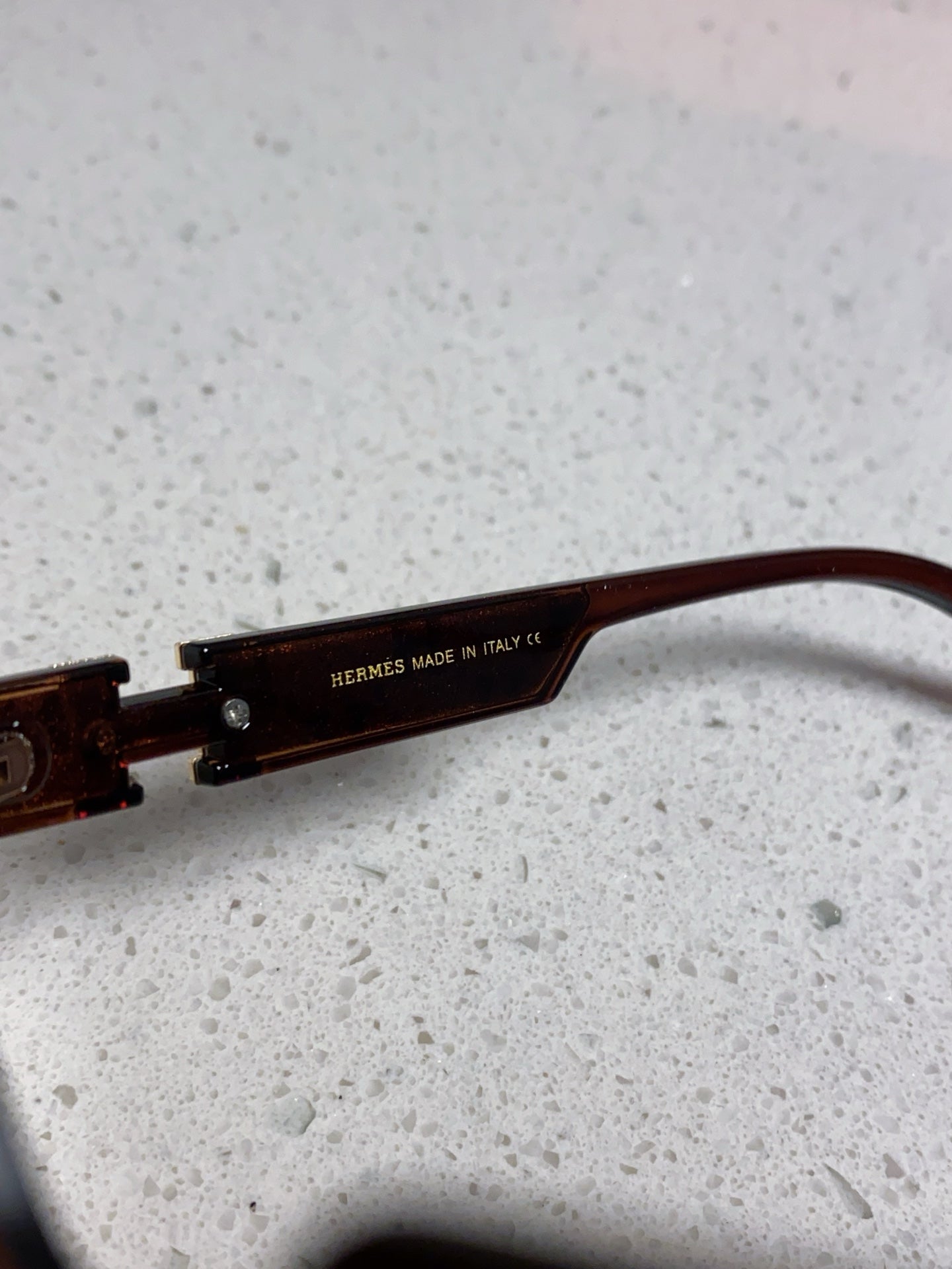 Hermès Lightweight Rimless Red Lens Sunglasses for Women - detail image 8