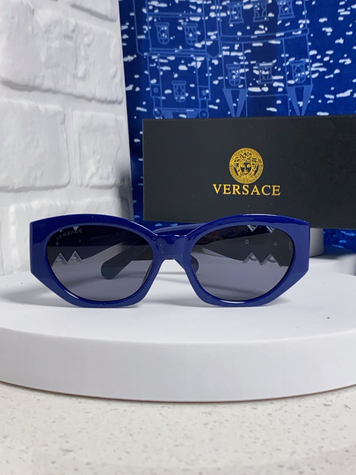 Versace Fashion Blue Lens Sunglasses for Women - detail image 2