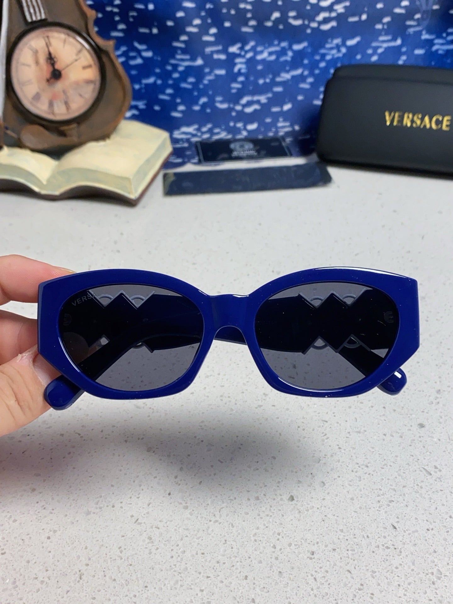 Versace Fashion Blue Lens Sunglasses for Women - detail image 4