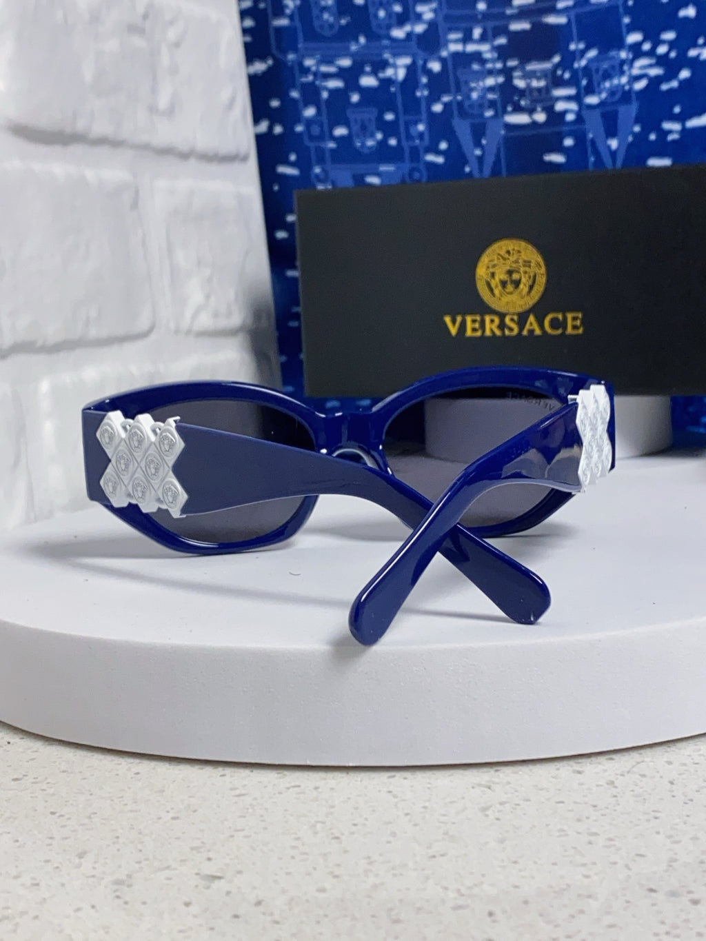 Versace Fashion Blue Lens Sunglasses for Women - detail image 3