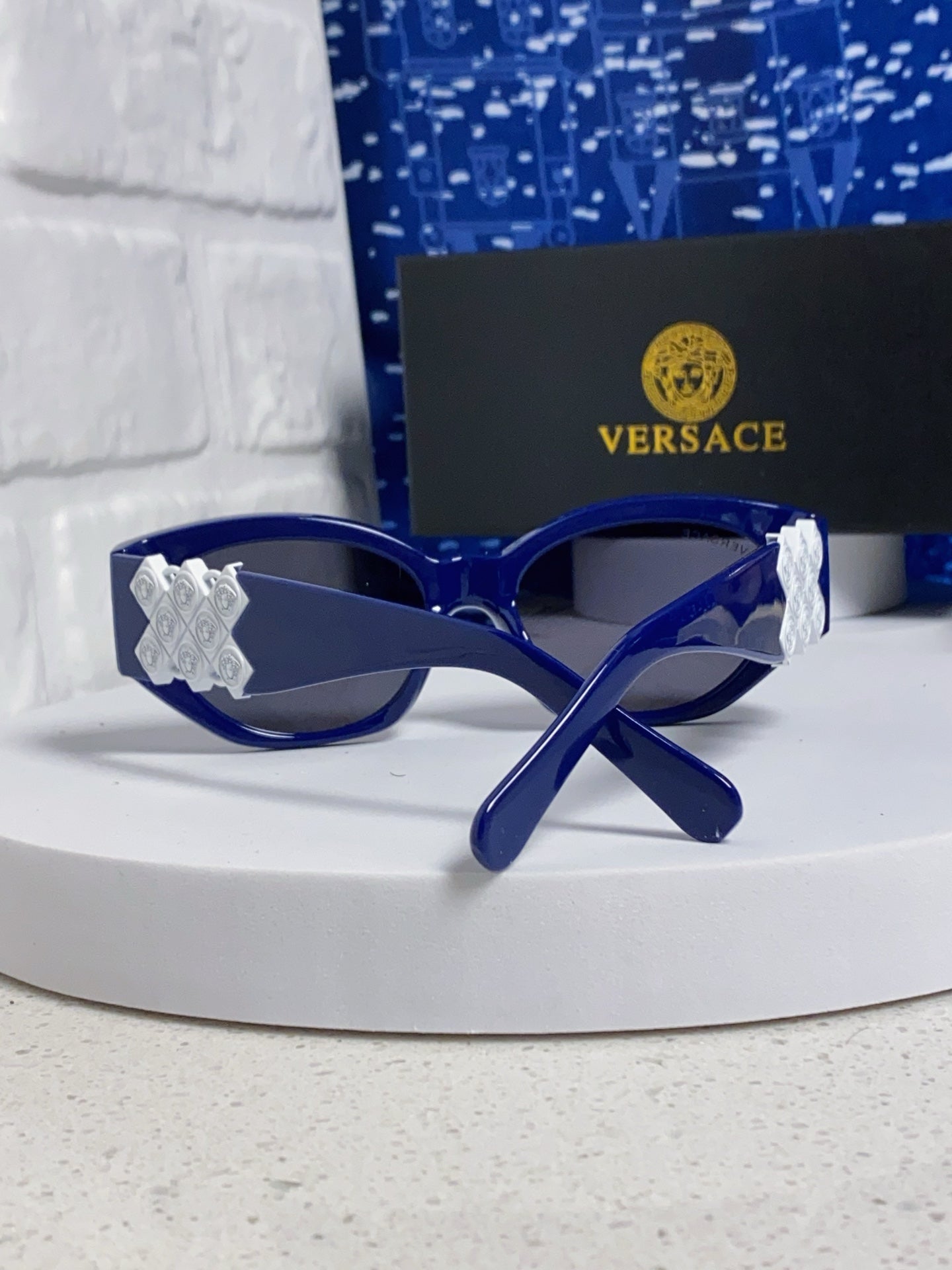 Versace Fashion Blue Lens Sunglasses for Women - detail image 3