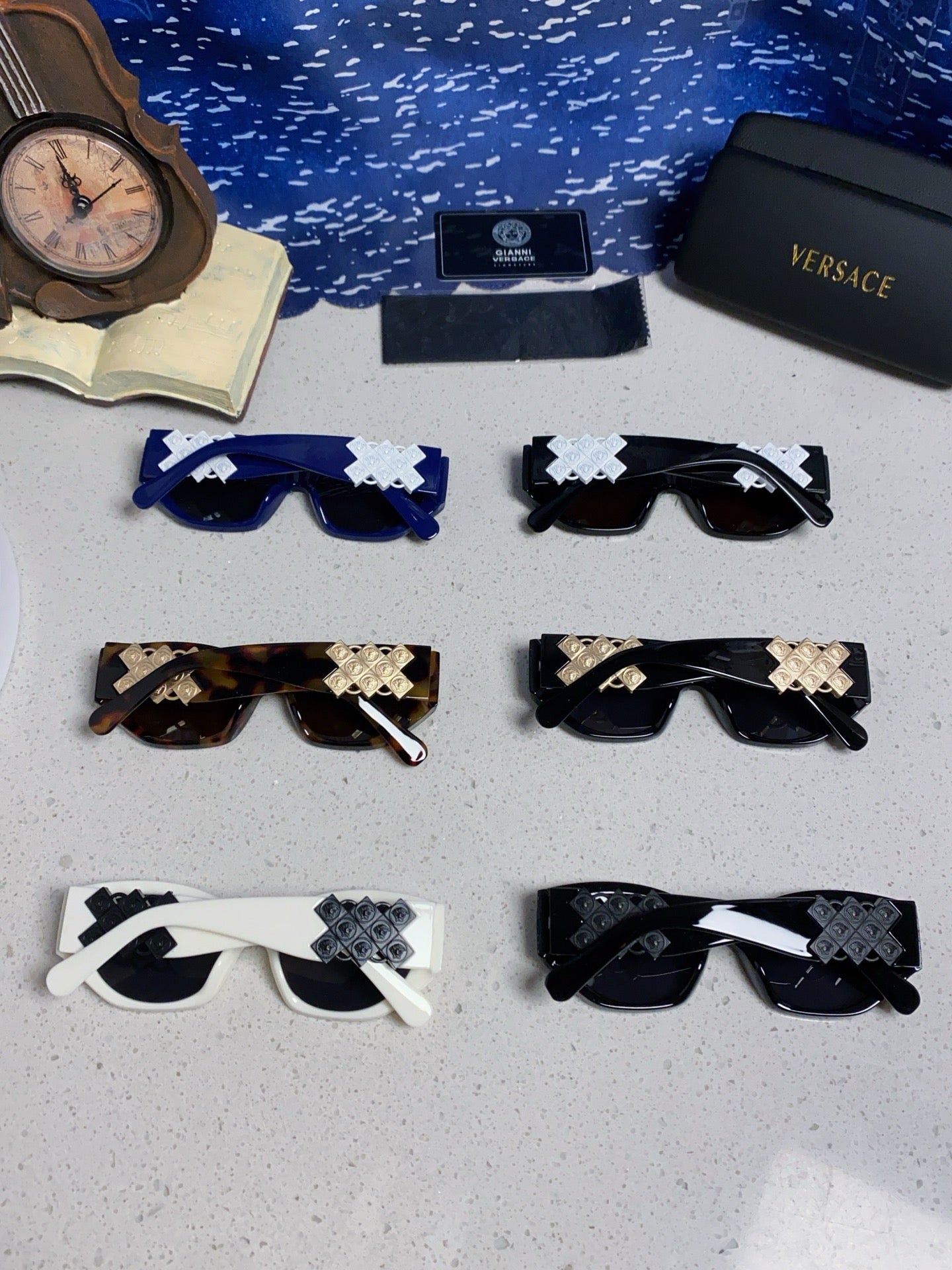 Versace Fashion Gray Lens Sunglasses for Women - detail image 10