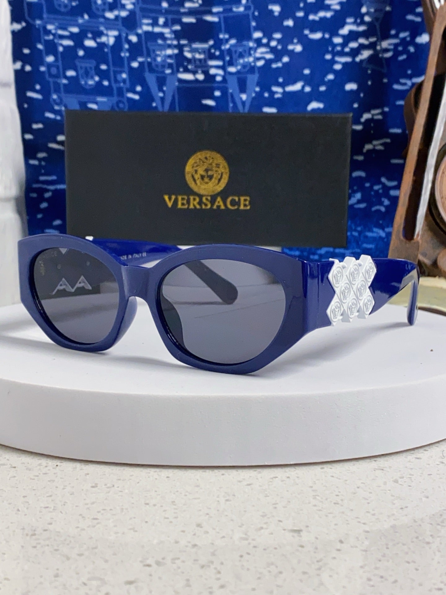 Versace Fashion Blue Lens Sunglasses for Women