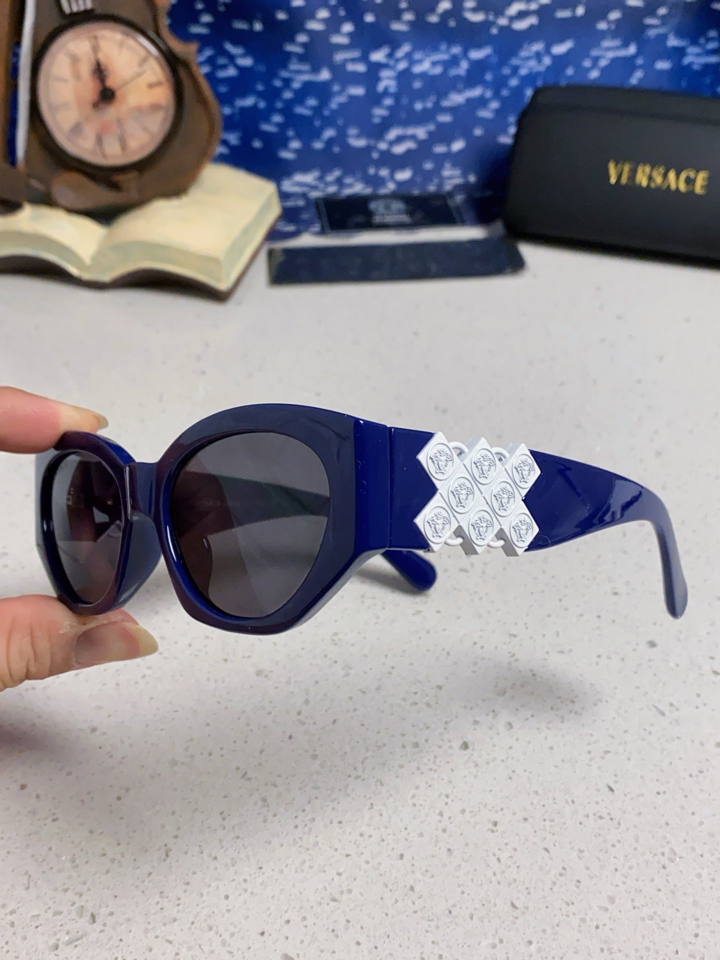 Versace Fashion Blue Lens Sunglasses for Women - detail image 6