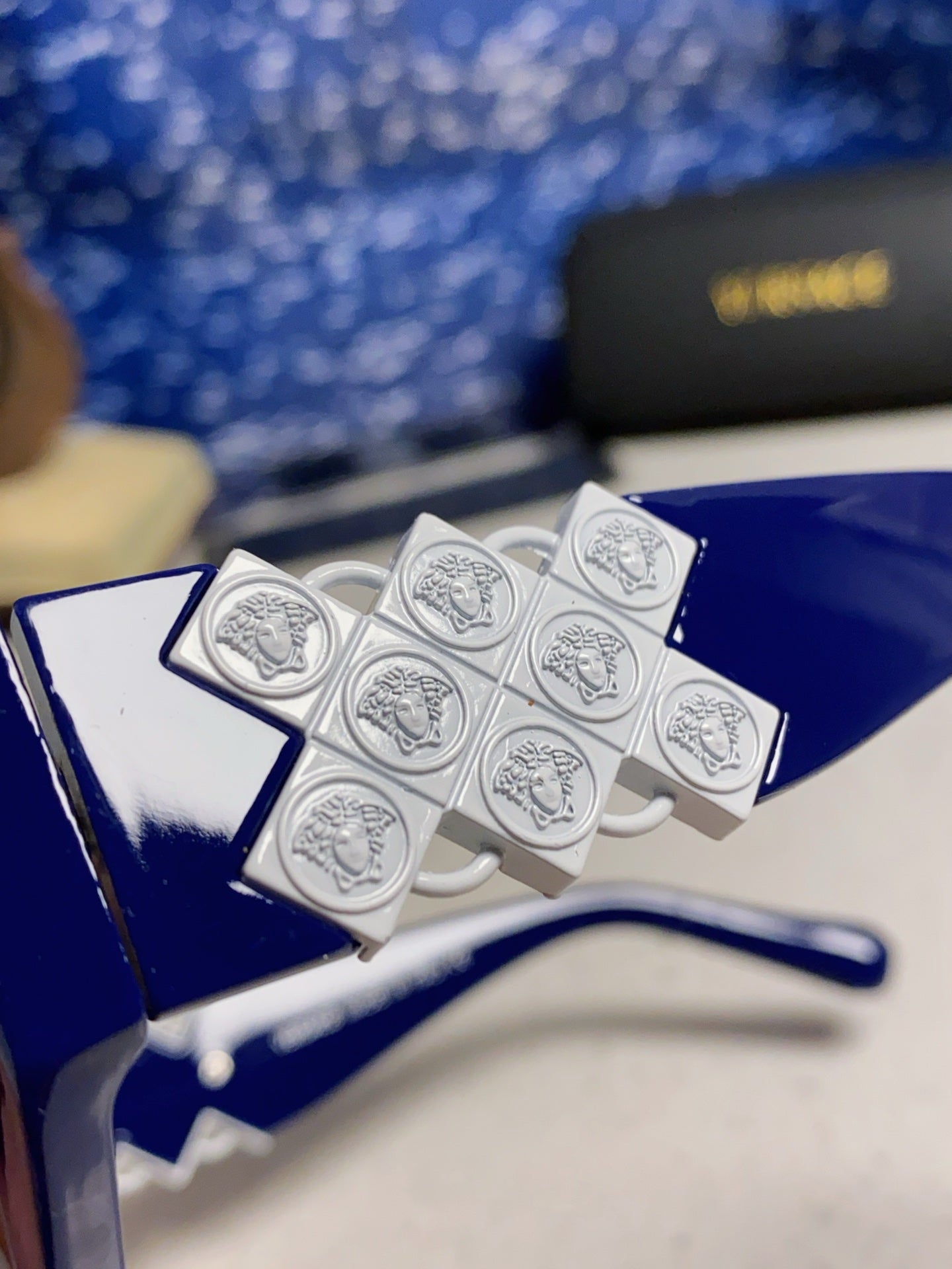 Versace Fashion Blue Lens Sunglasses for Women - detail image 7