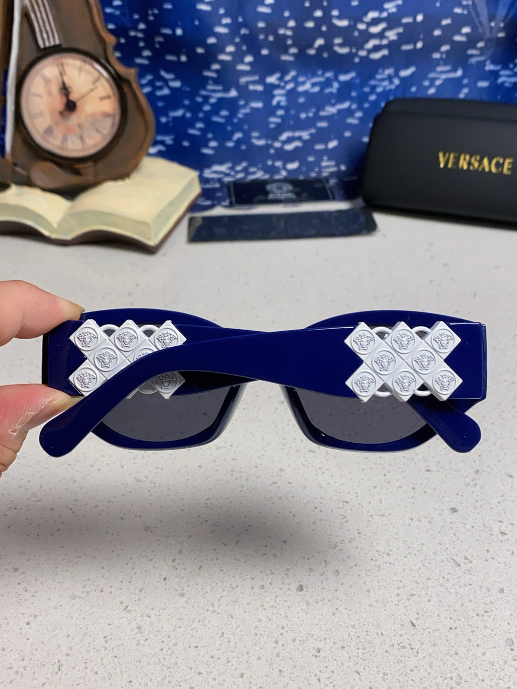 Versace Fashion Blue Lens Sunglasses for Women - detail image 5
