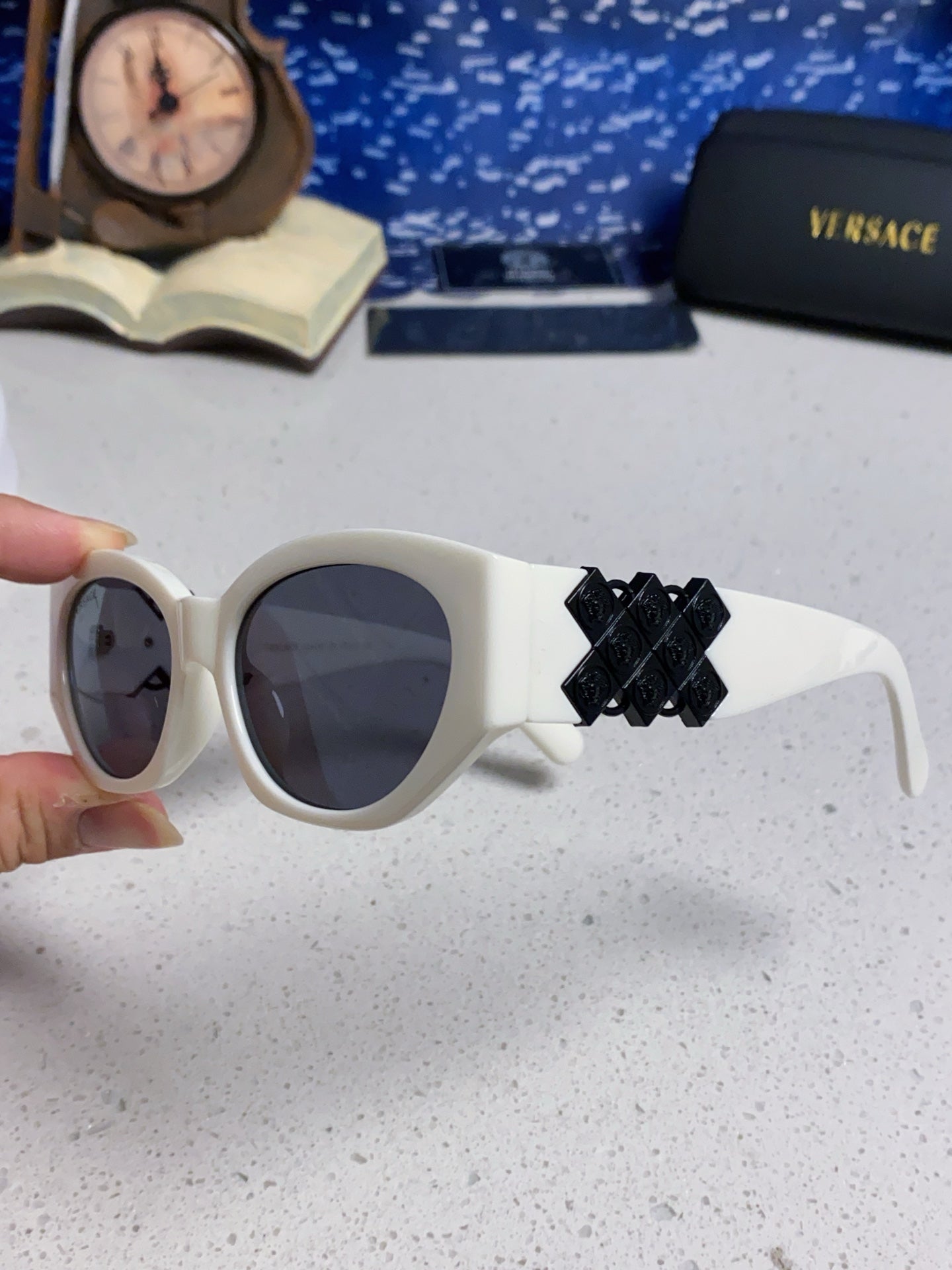 Versace Fashion Silver Lens Sunglasses for Women - detail image 6