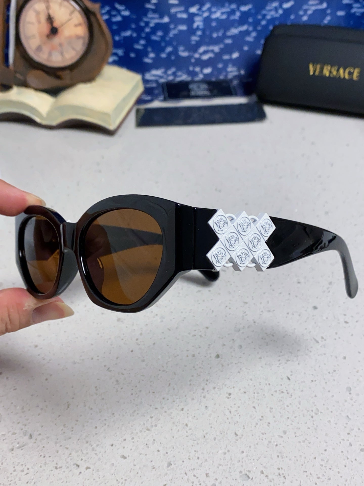 Versace Fashion Brown Lens Sunglasses for Women - detail image 6