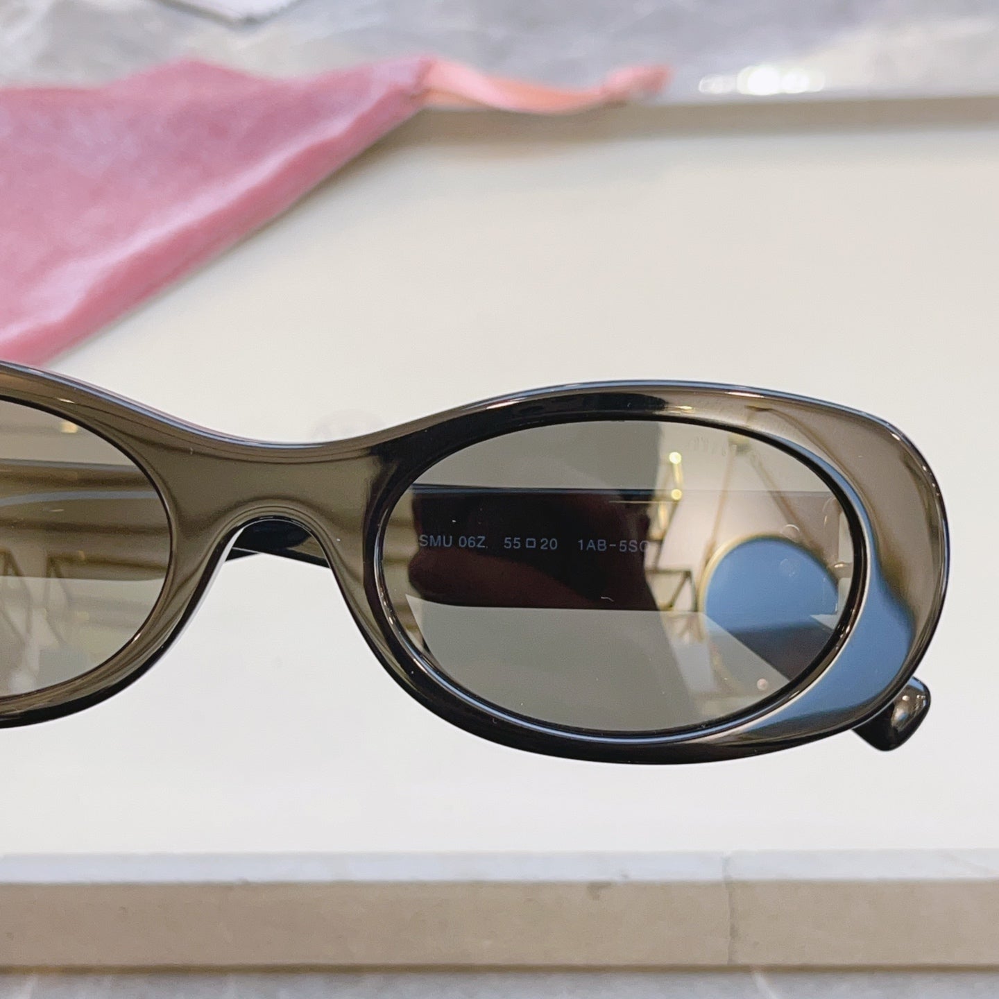 Miu Miu Fashion Black Lens Sunglasses for Men & Women - 487682 - detail image 4