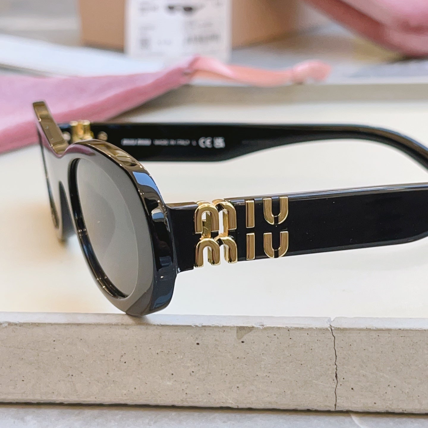 Miu Miu Fashion Black Lens Sunglasses for Men & Women - 487682 - detail image 8