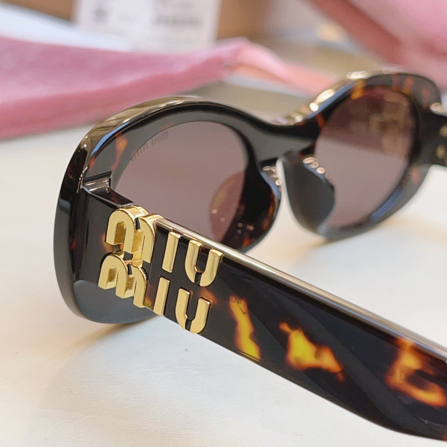 Miu Miu Fashion Black Lens Sunglasses for Men & Women - 487684 - detail image 6