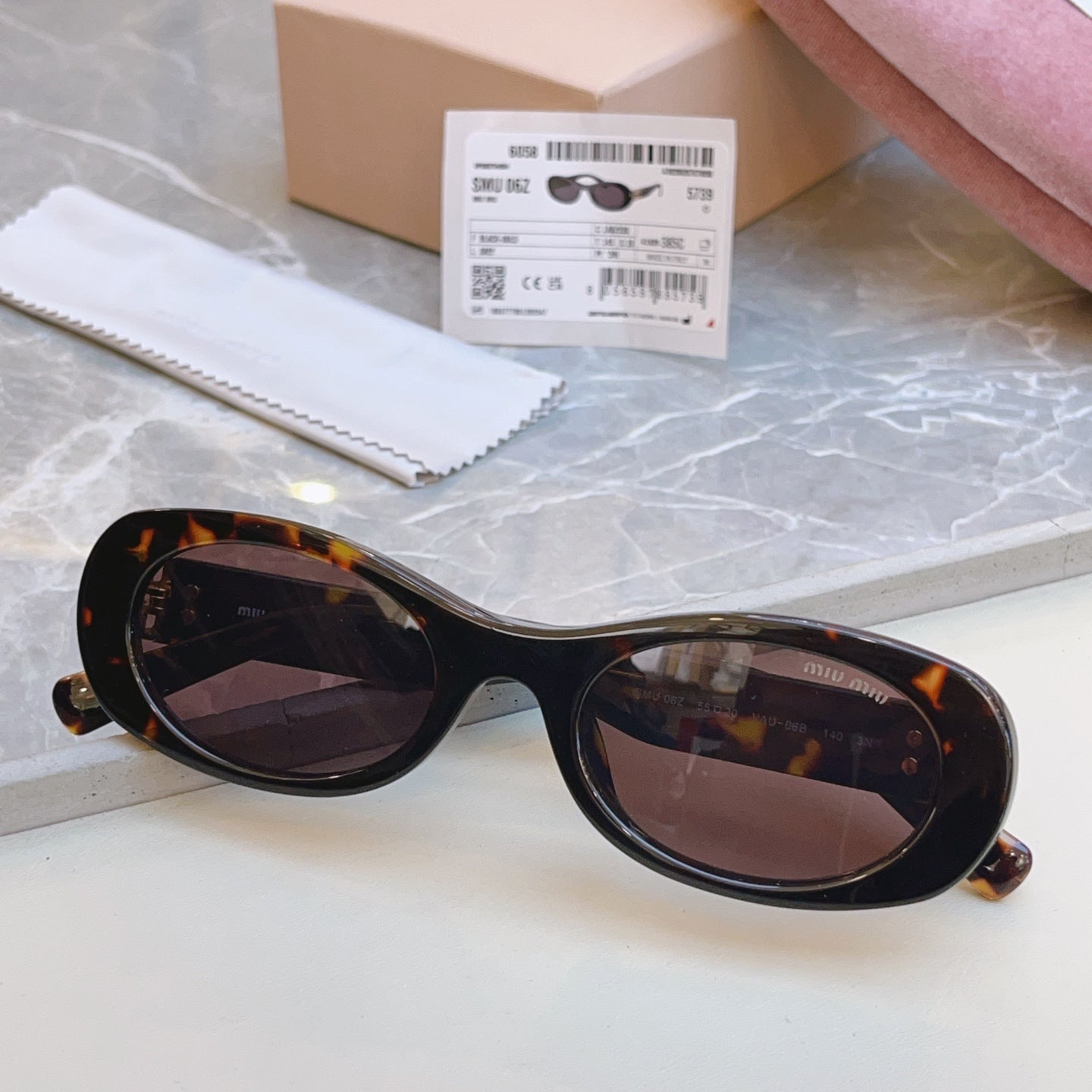 Miu Miu Fashion Black Lens Sunglasses for Men & Women - 487684 - detail image 3