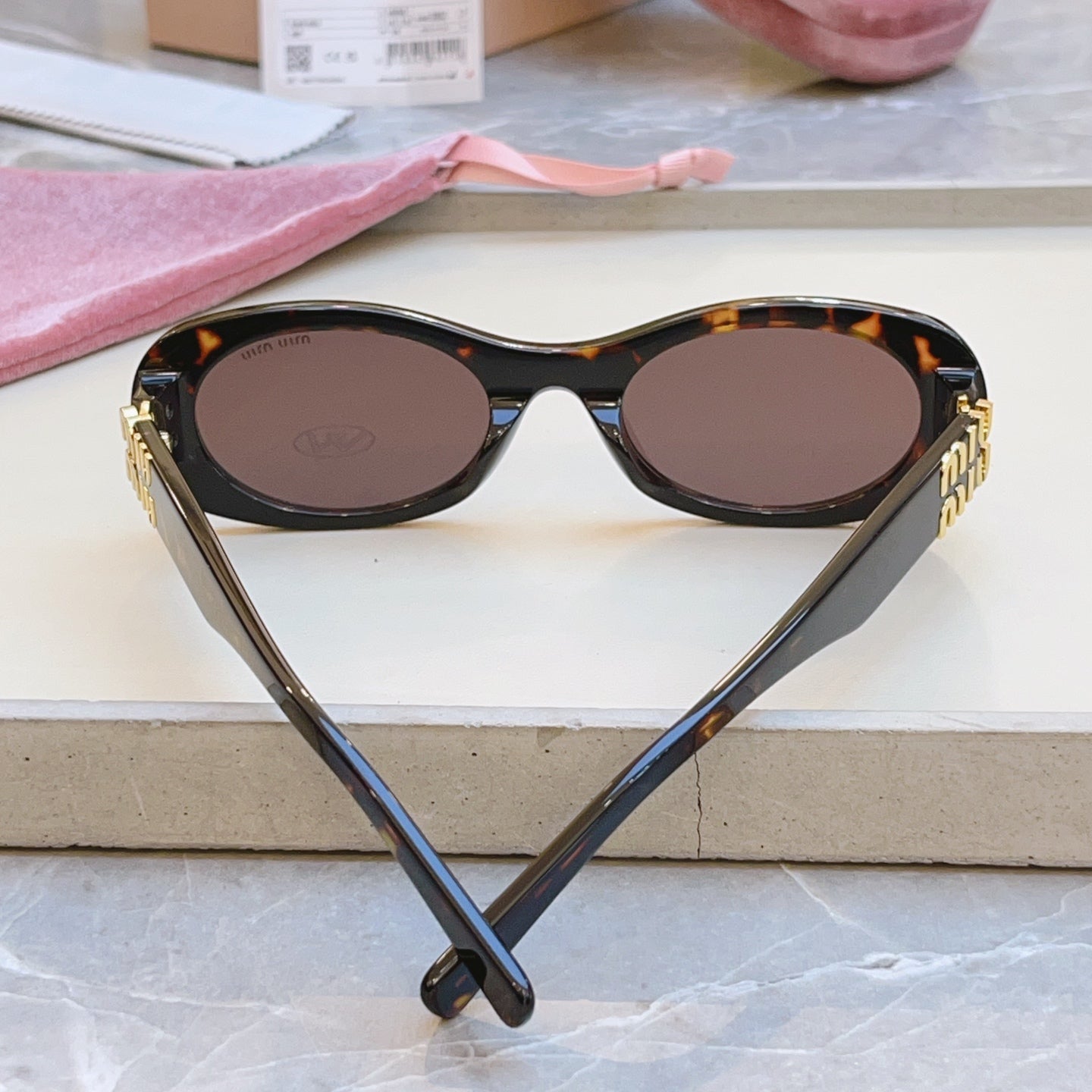 Miu Miu Fashion Black Lens Sunglasses for Men & Women - 487684 - detail image 8