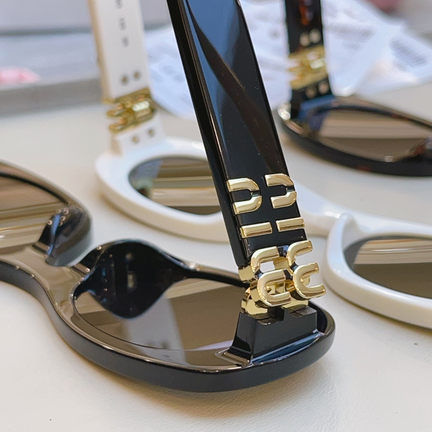 Miu Miu Fashion Black Lens Sunglasses for Men & Women - detail image 8