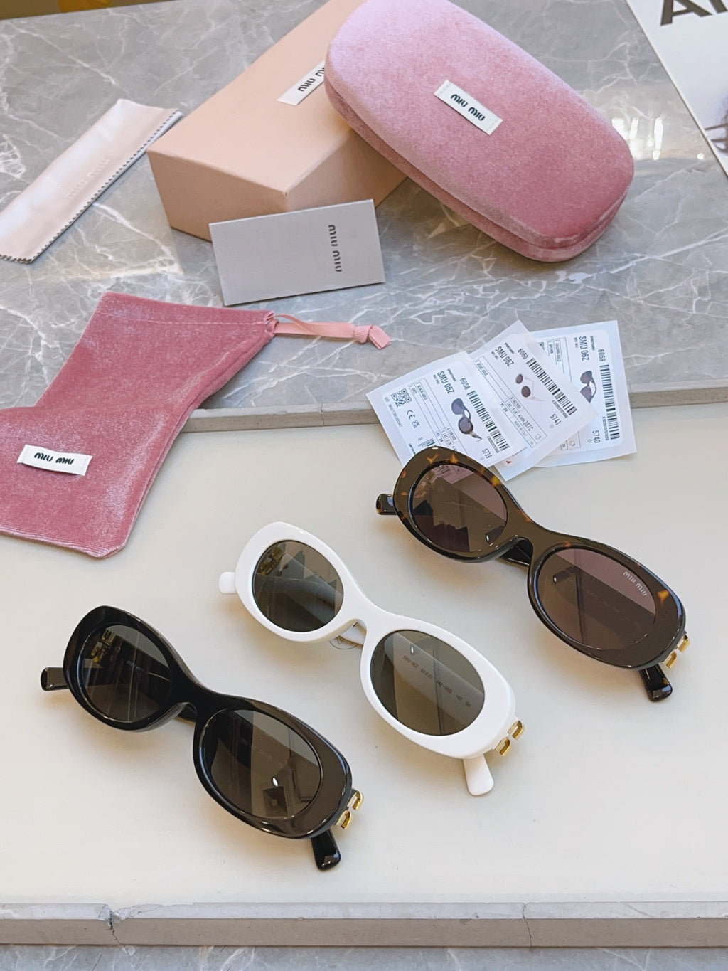 Miu Miu Fashion Black Lens Sunglasses for Men & Women - detail image 9