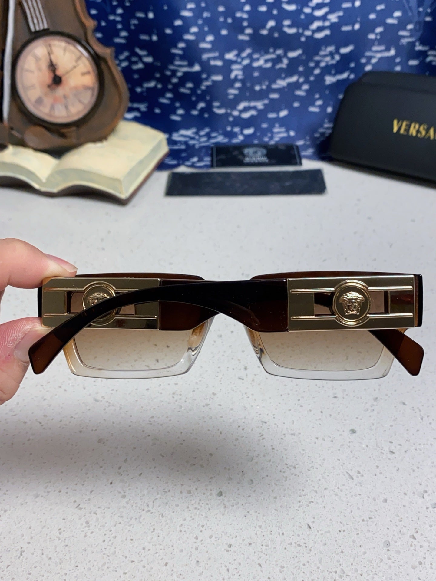 Versace Fashion Brown Lens Sunglasses for Men & Women - 487796 - detail image 5