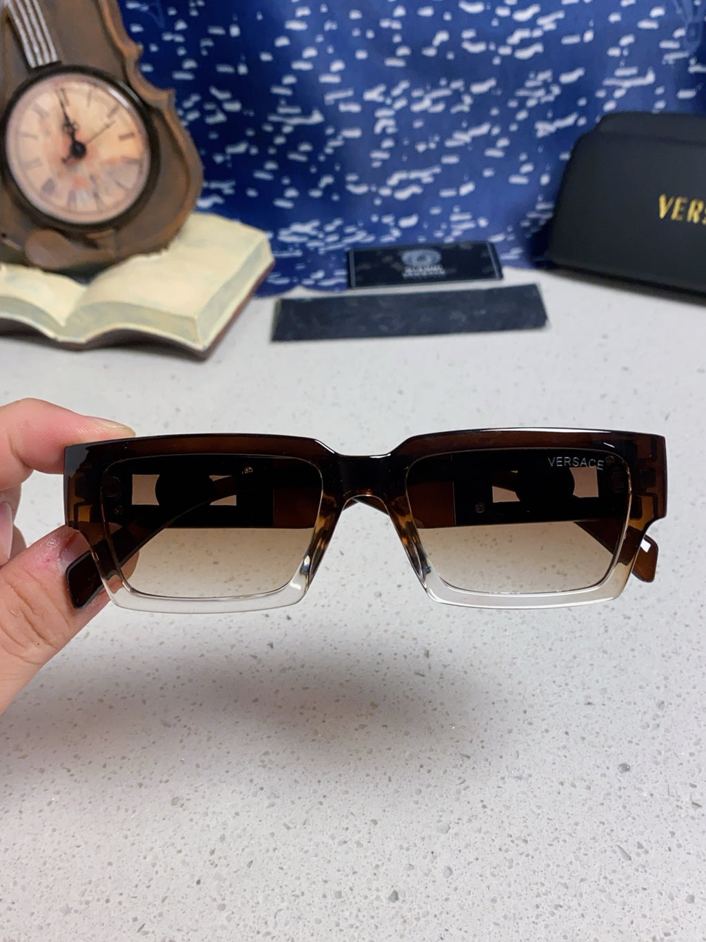 Versace Fashion Brown Lens Sunglasses for Men & Women - 487796 - detail image 4