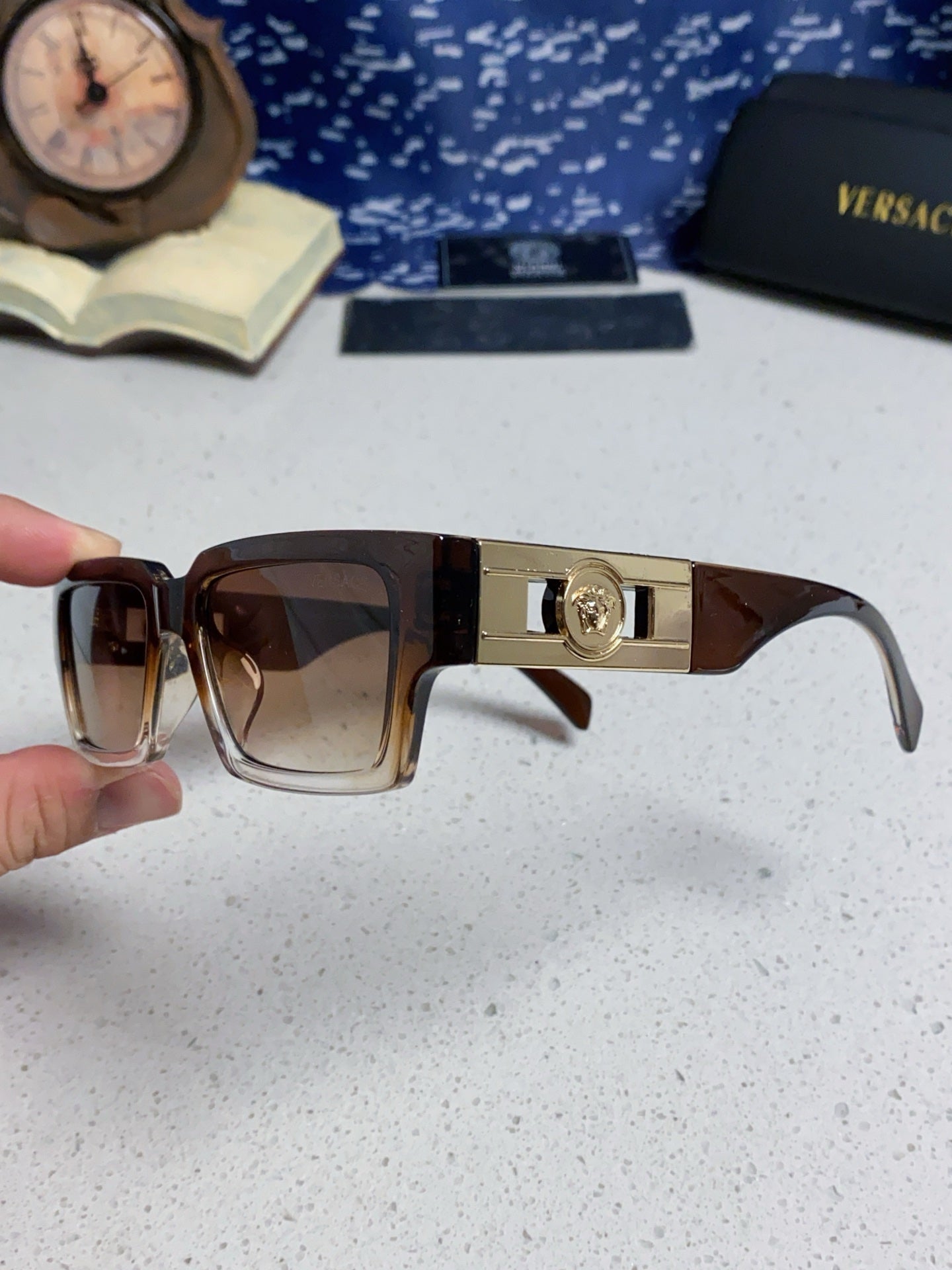 Versace Fashion Brown Lens Sunglasses for Men & Women - 432768 - detail image 6