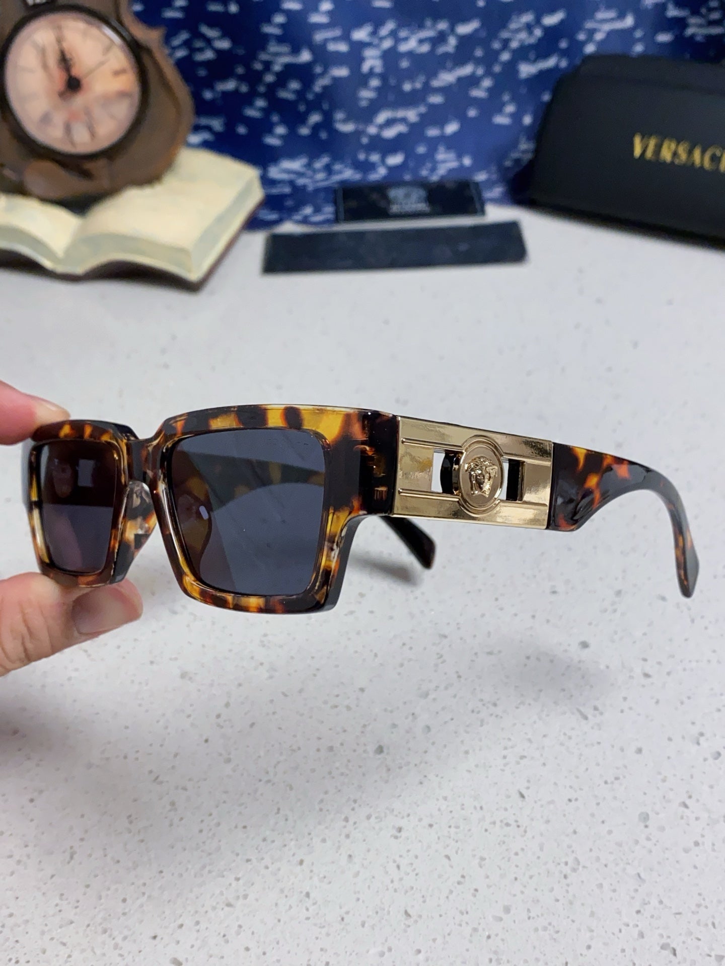 Versace Fashion Blue Lens Sunglasses for Men & Women - 432769 - detail image 6