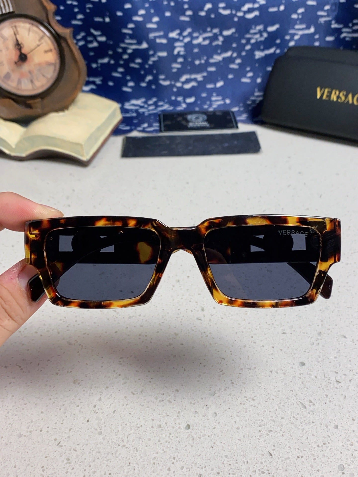 Versace Fashion Blue Lens Sunglasses for Men & Women - 432769 - detail image 4
