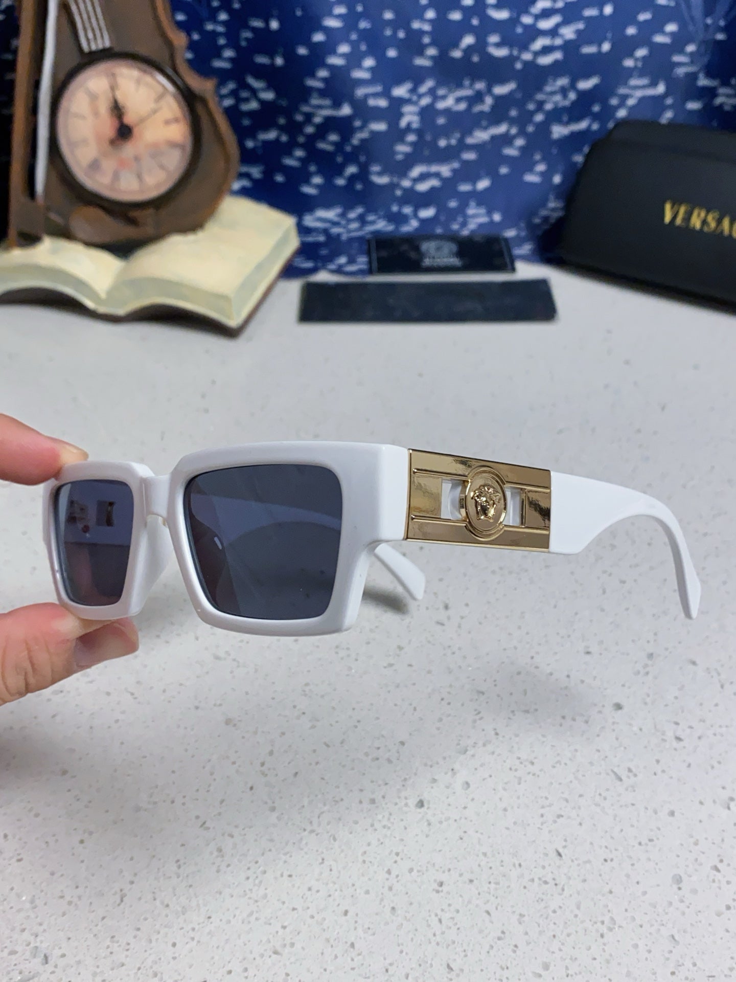 Versace Fashion Blue Lens Sunglasses for Men & Women - 487798 - detail image 6
