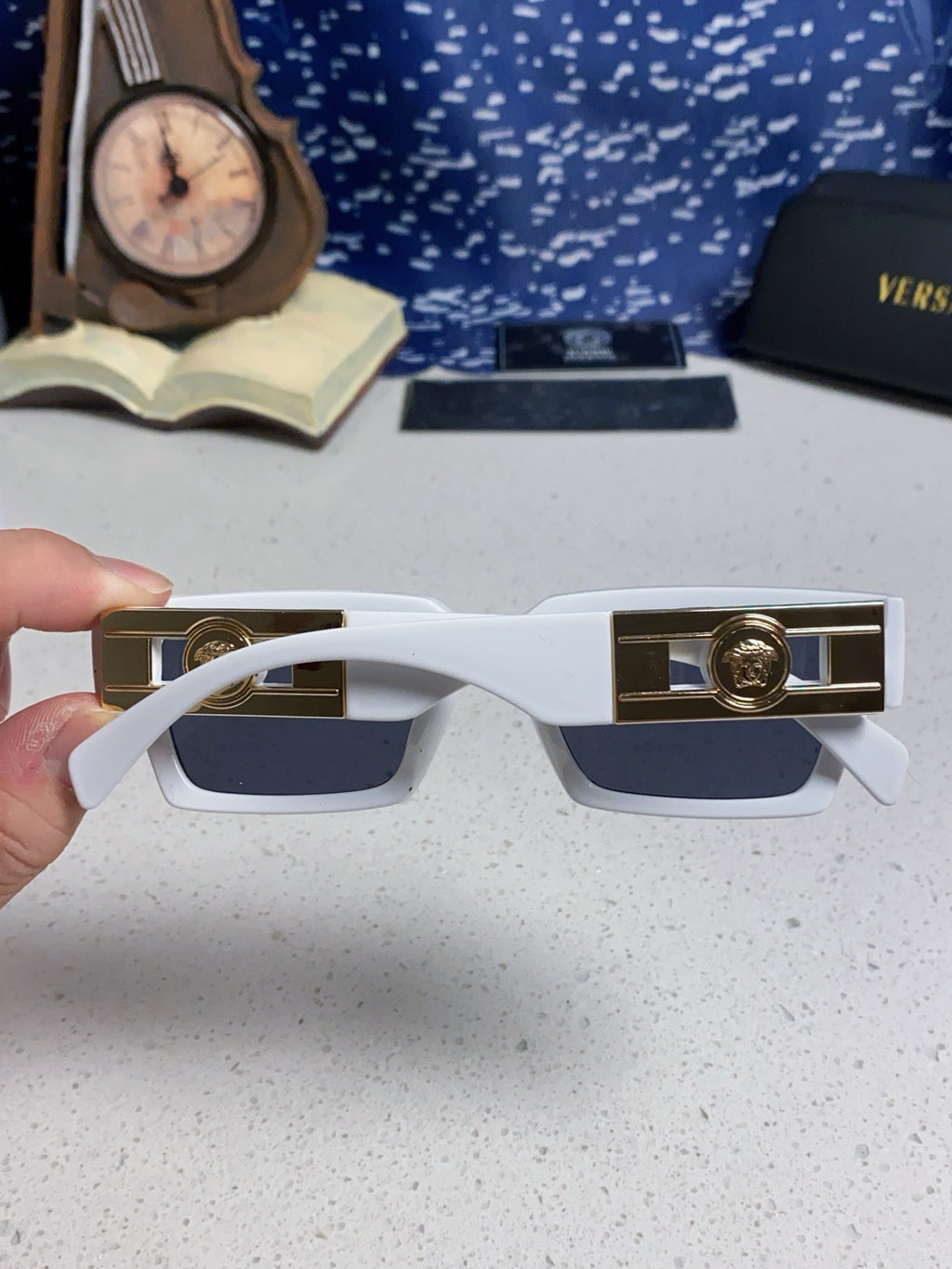 Versace Fashion Blue Lens Sunglasses for Men & Women - 432770 - detail image 5