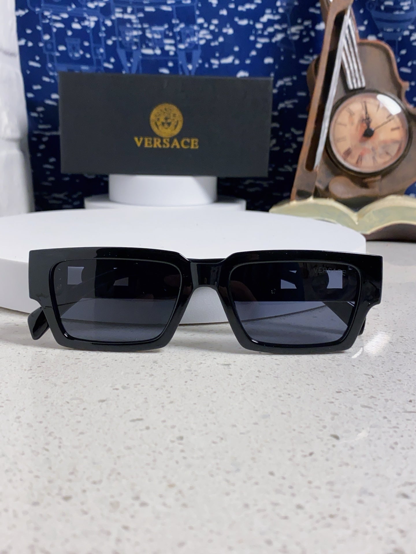 Versace Fashion Blue Lens Sunglasses for Men & Women - detail image 10