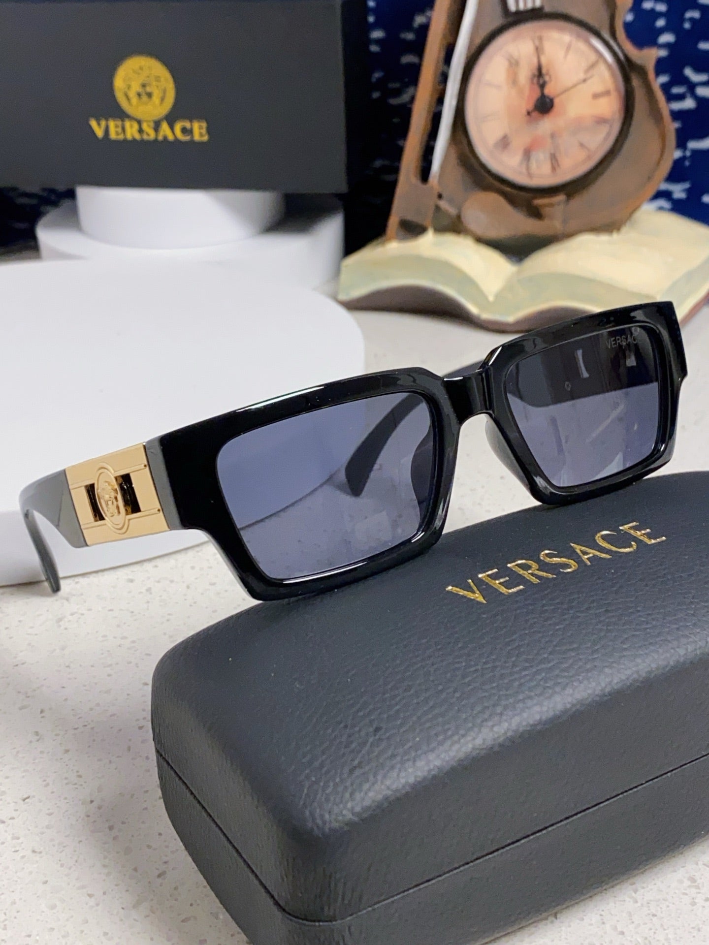 Versace Fashion Blue Lens Sunglasses for Men & Women - detail image 11