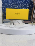 Fendi Lightweight Metal Rimless Red Lens Sunglasses for Women - 432729