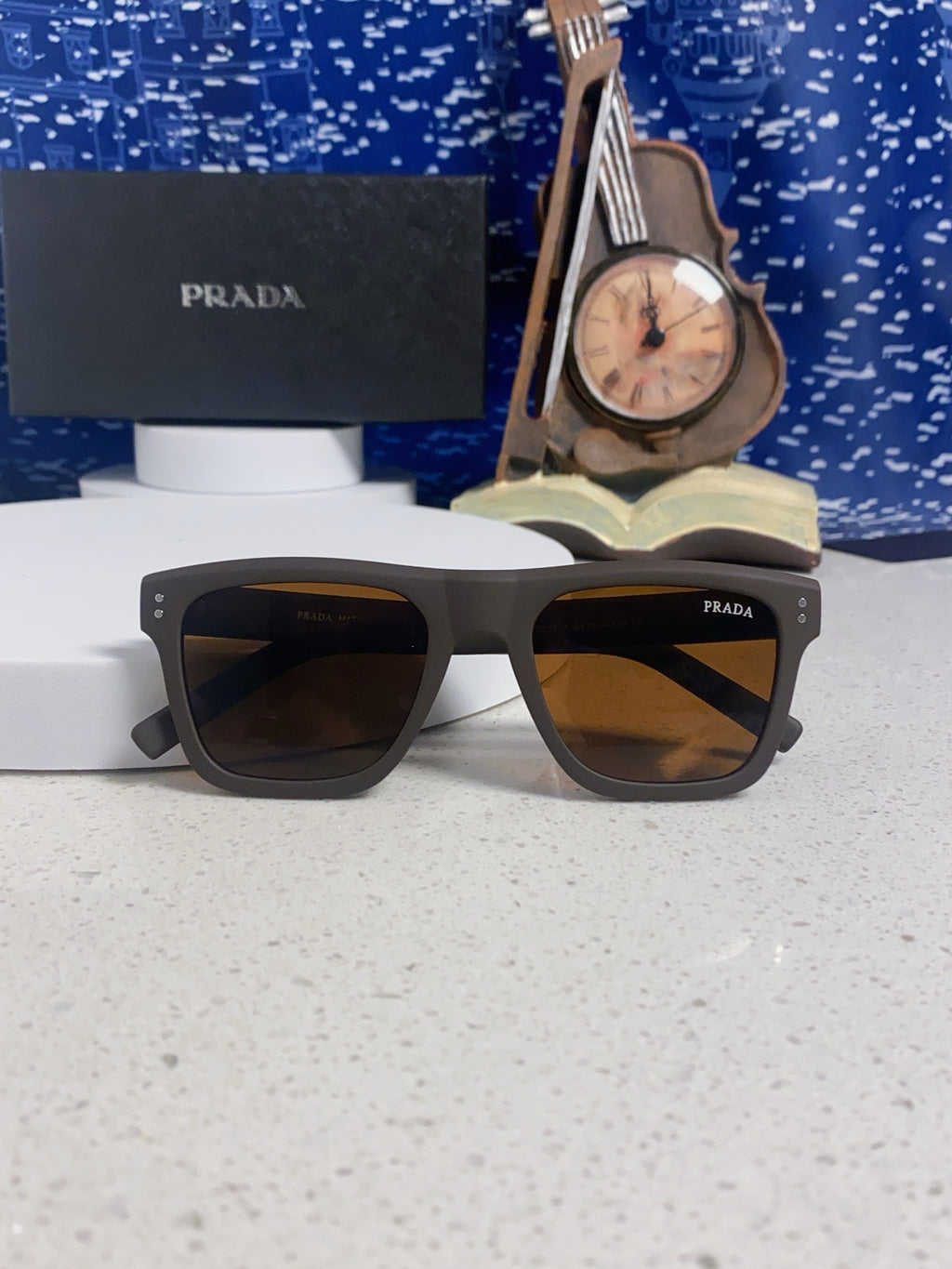 Prada Square Brown Lens Sunglasses for Men & Women - 358461 - detail image 9