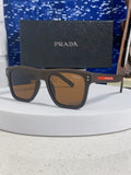 Prada Square Brown Lens Sunglasses for Men & Women - 358461