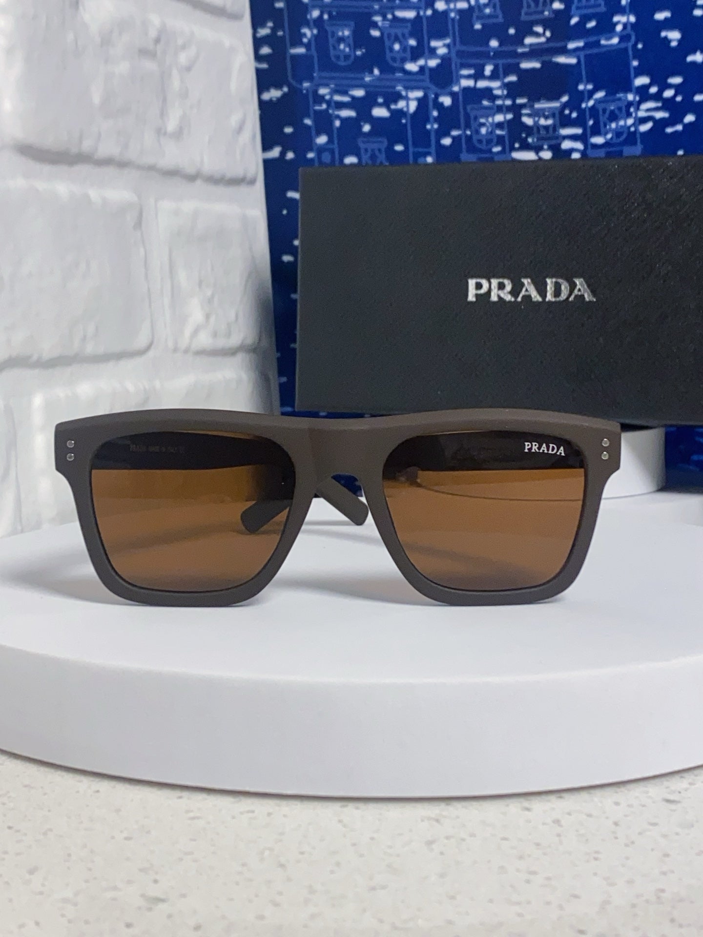 Prada Square Brown Lens Sunglasses for Men & Women - 358461 - detail image 2