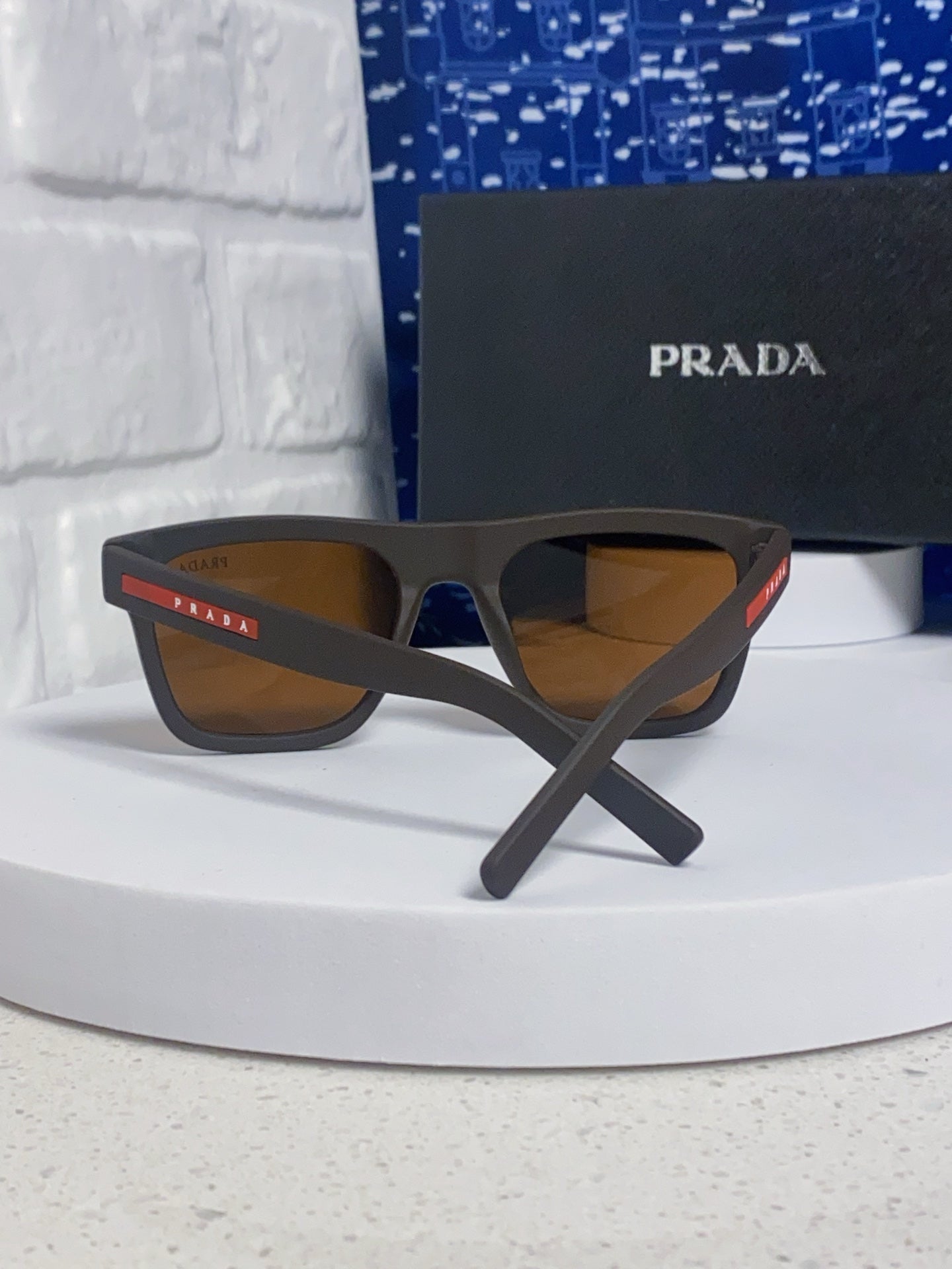 Prada Square Brown Lens Sunglasses for Men & Women - 358461 - detail image 3